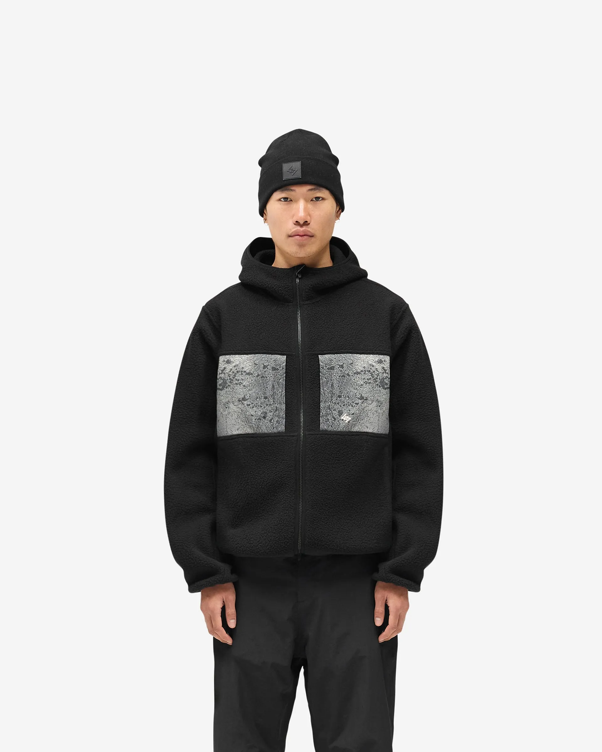 Flexible Zipper Guards 247 Borg Fleece - Black