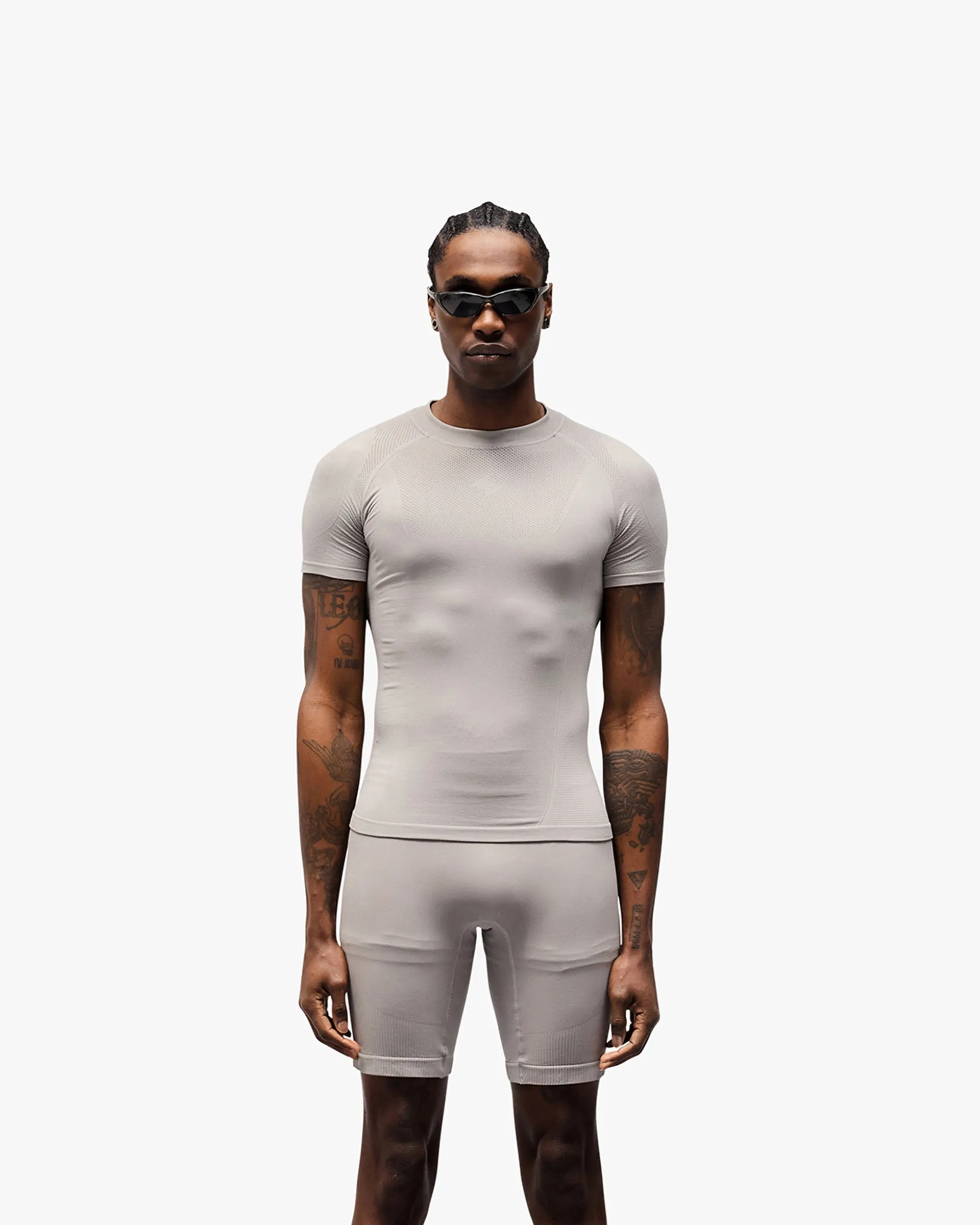 Simple Chic 247 DNA Seamless T-Shirt - Titanium