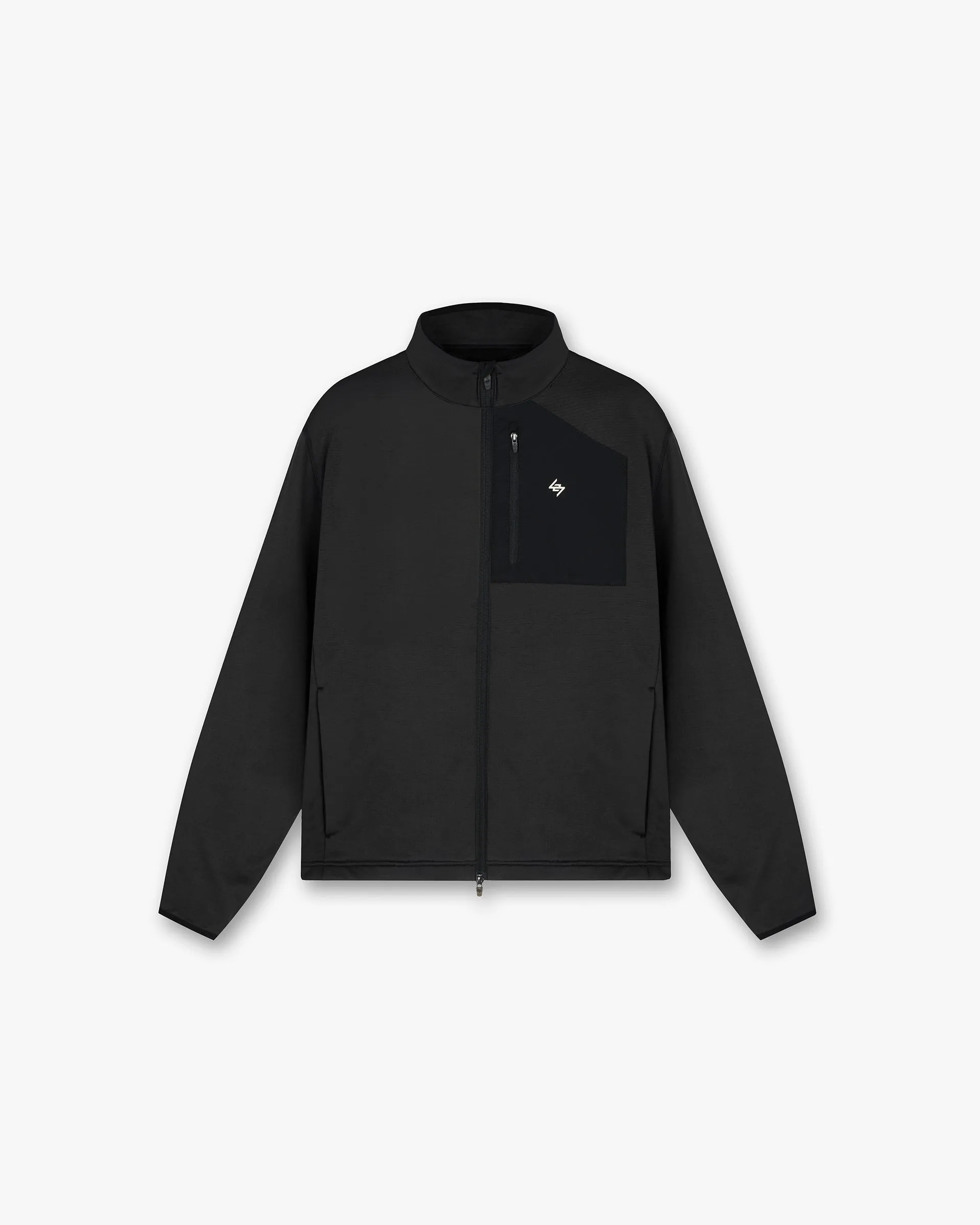 247 Full Zip Fleece - Black MeshLinedVents Heat Trapping Layer