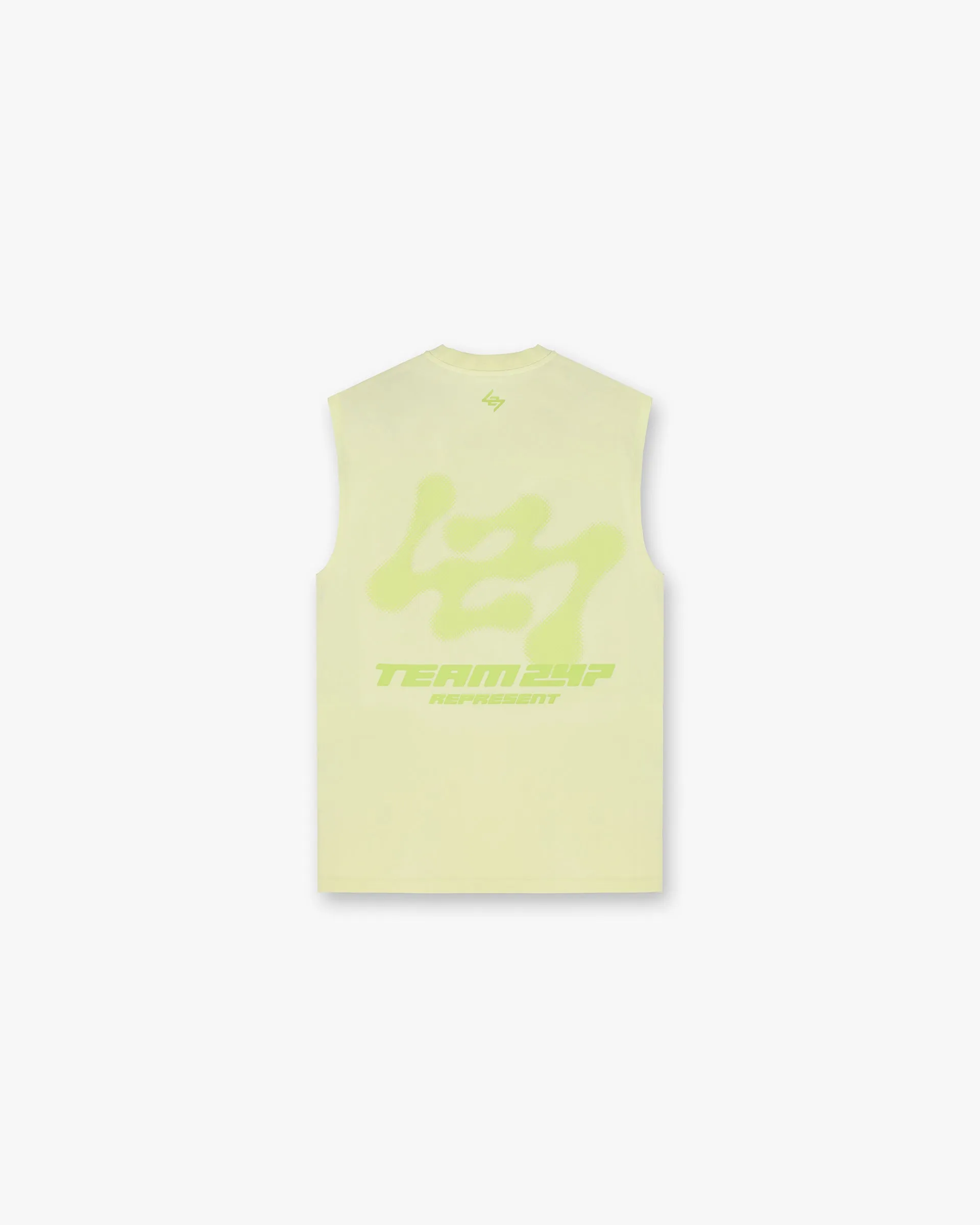 247 Future Terrains Oversized Tank - Shadow Lime Elegant Detail