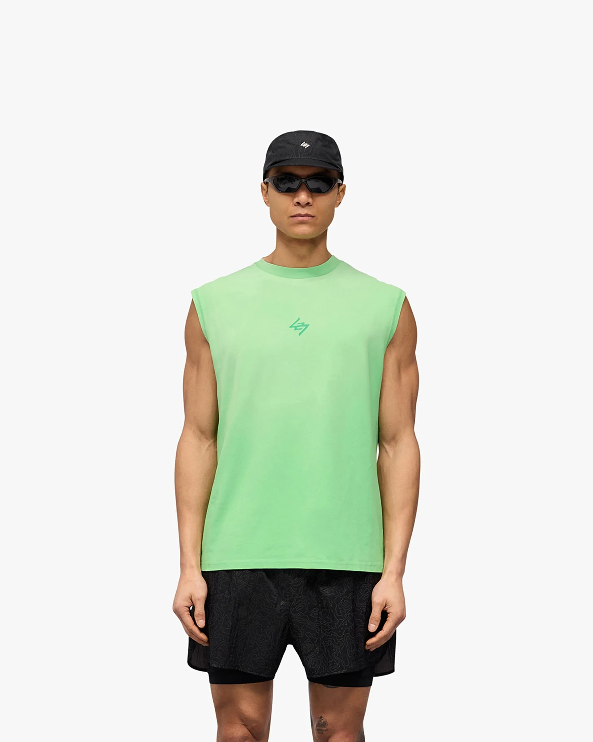 Basic Piece Chill Mode Fit 247 Motion Oversized Tank - Speed Green