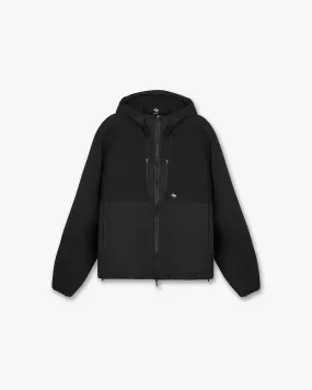 247 Panelled Insulated Jacket - Black Noise Free Material