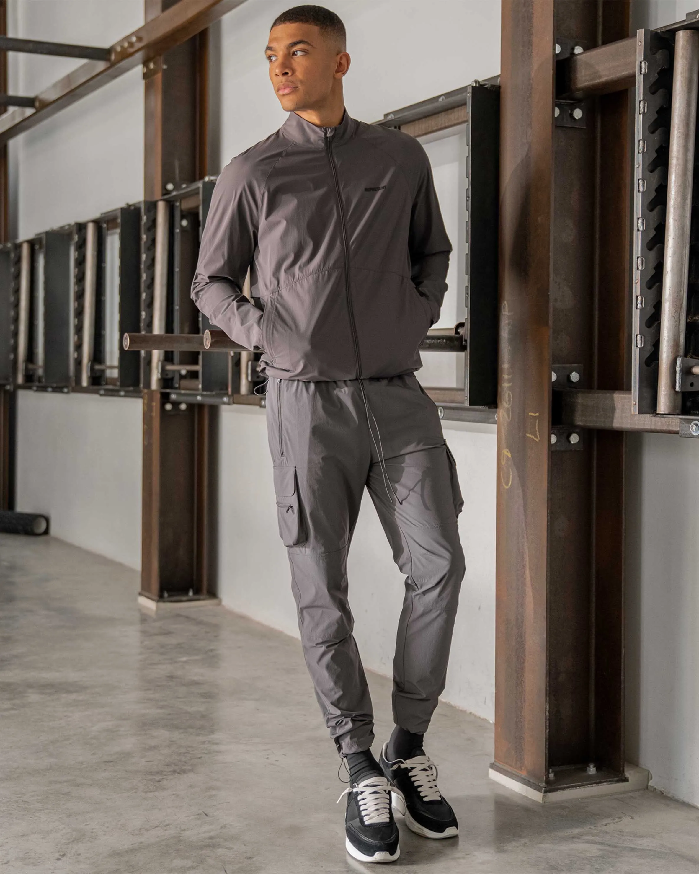 247 Pant - Grey Side slits