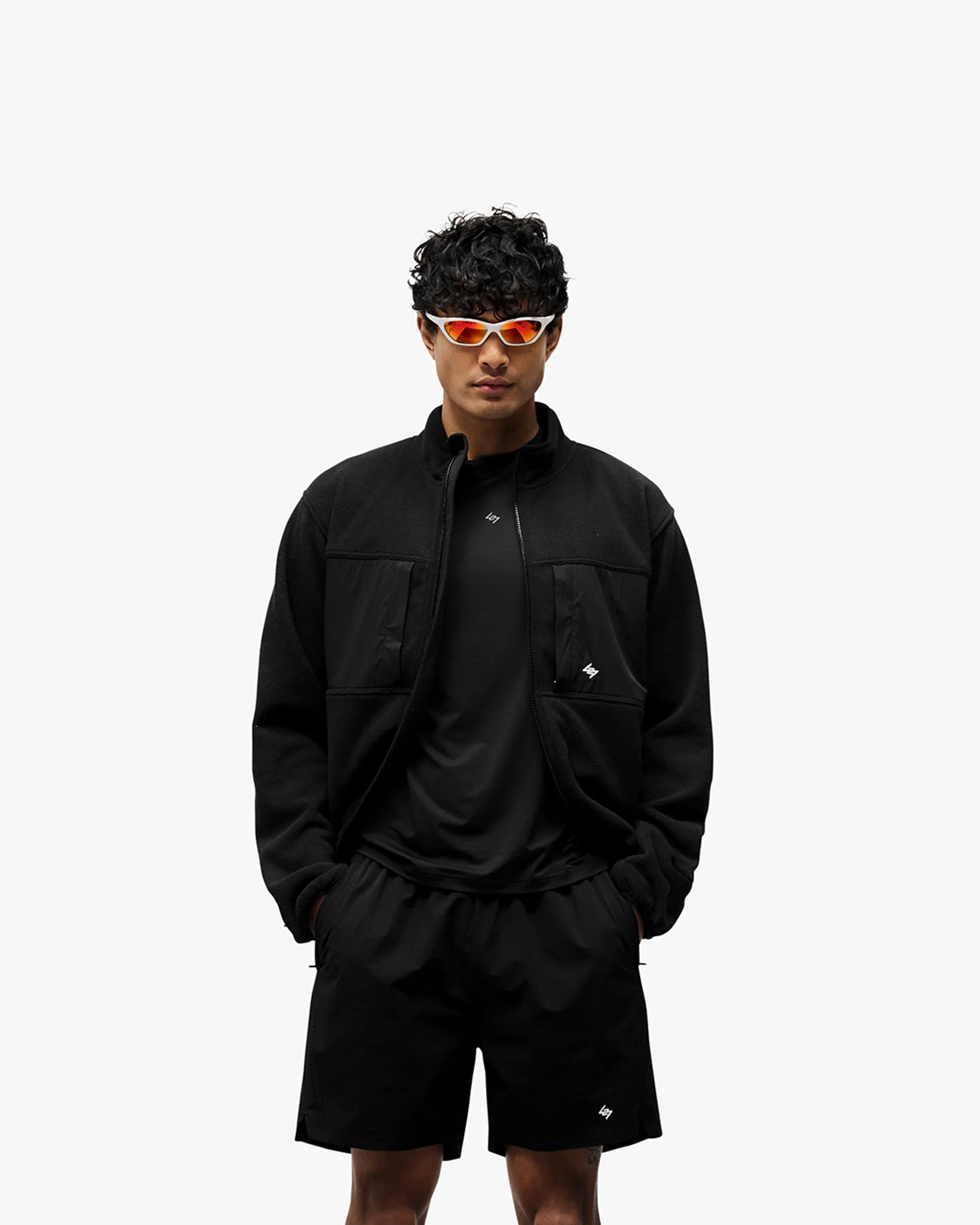 247 Polar Panelled Fleece - Black Commuter Friendly Look