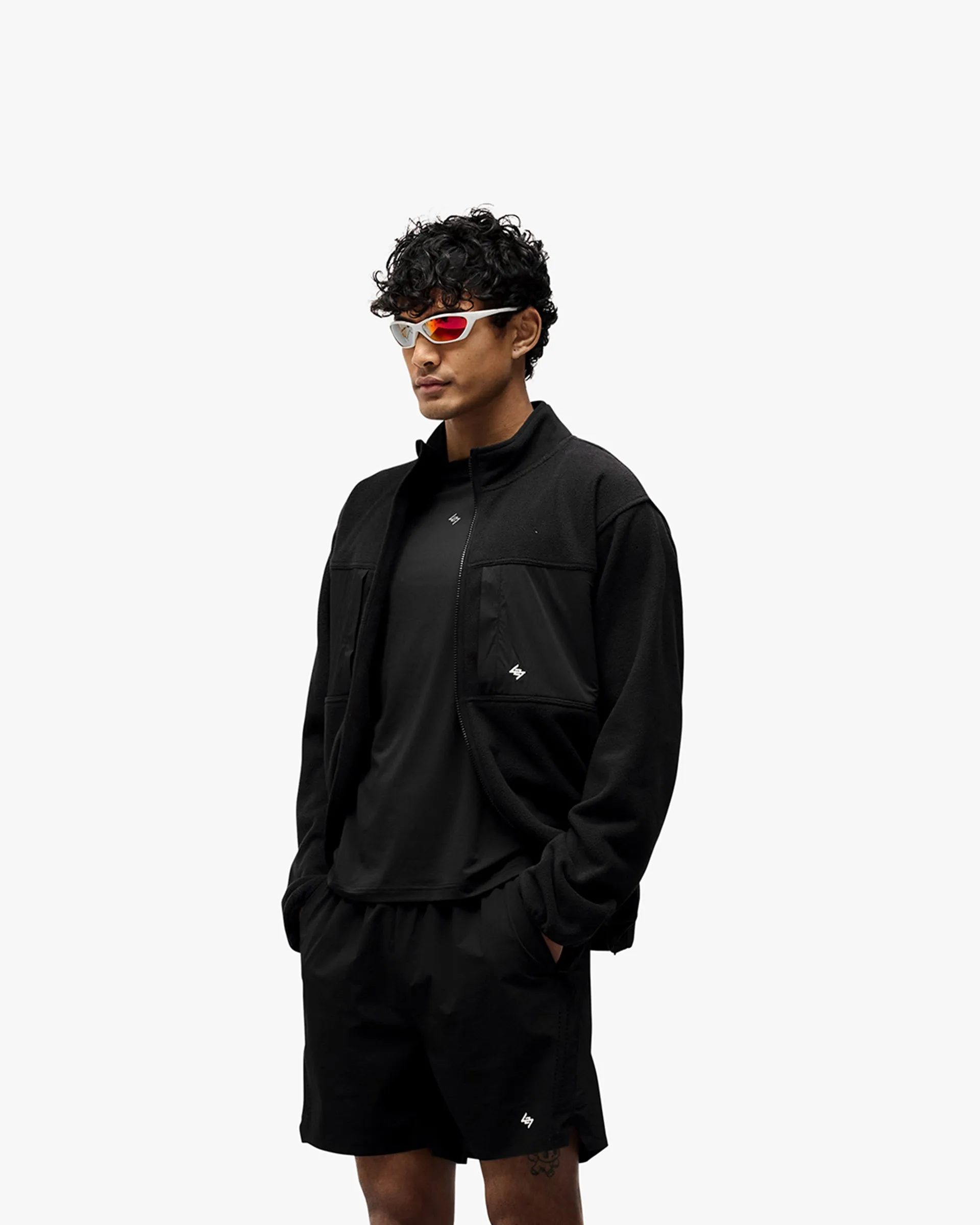 Eco Nice 247 Polar Panelled Fleece - Black