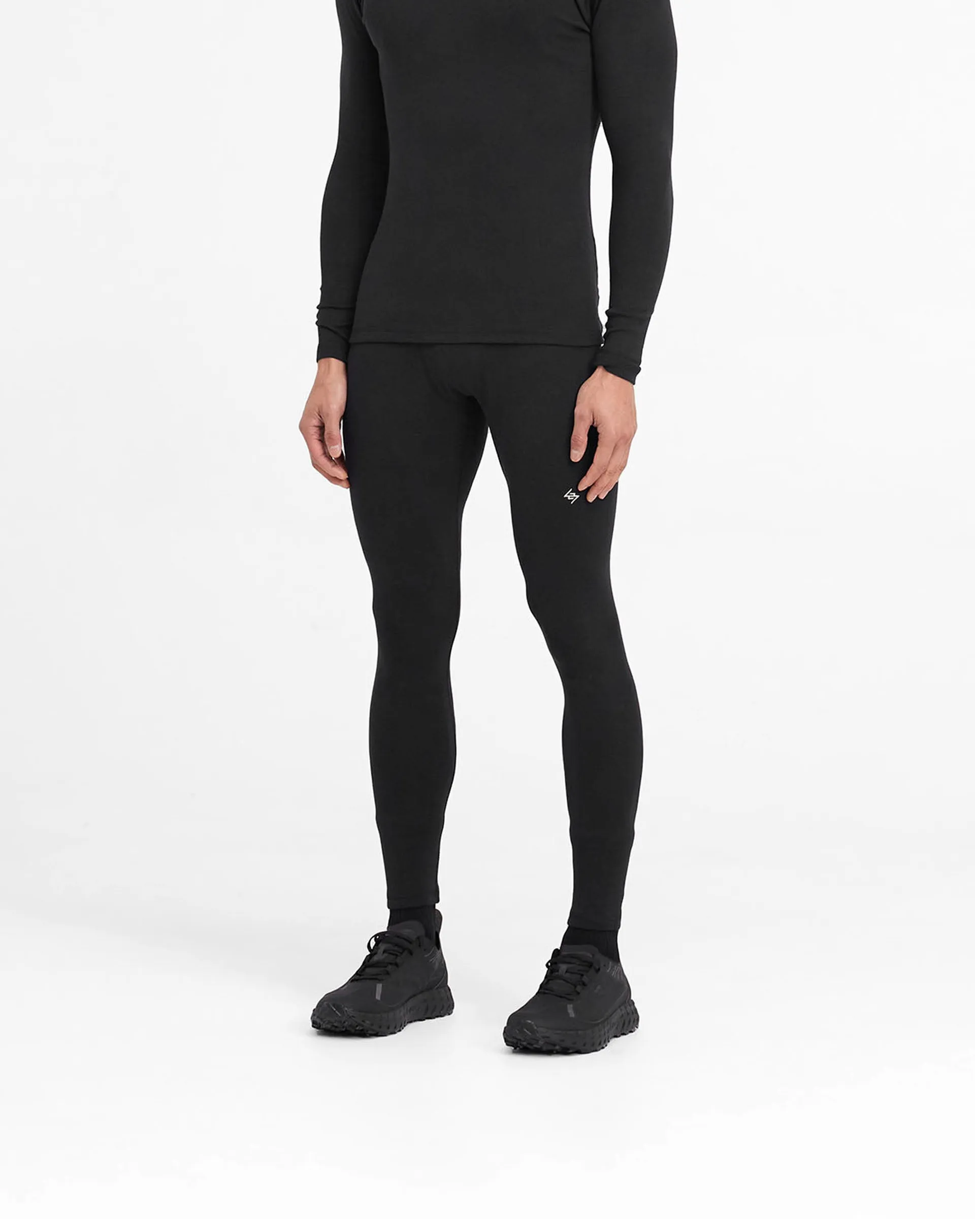 Durable Seams 247 Ribbed Legging - Black