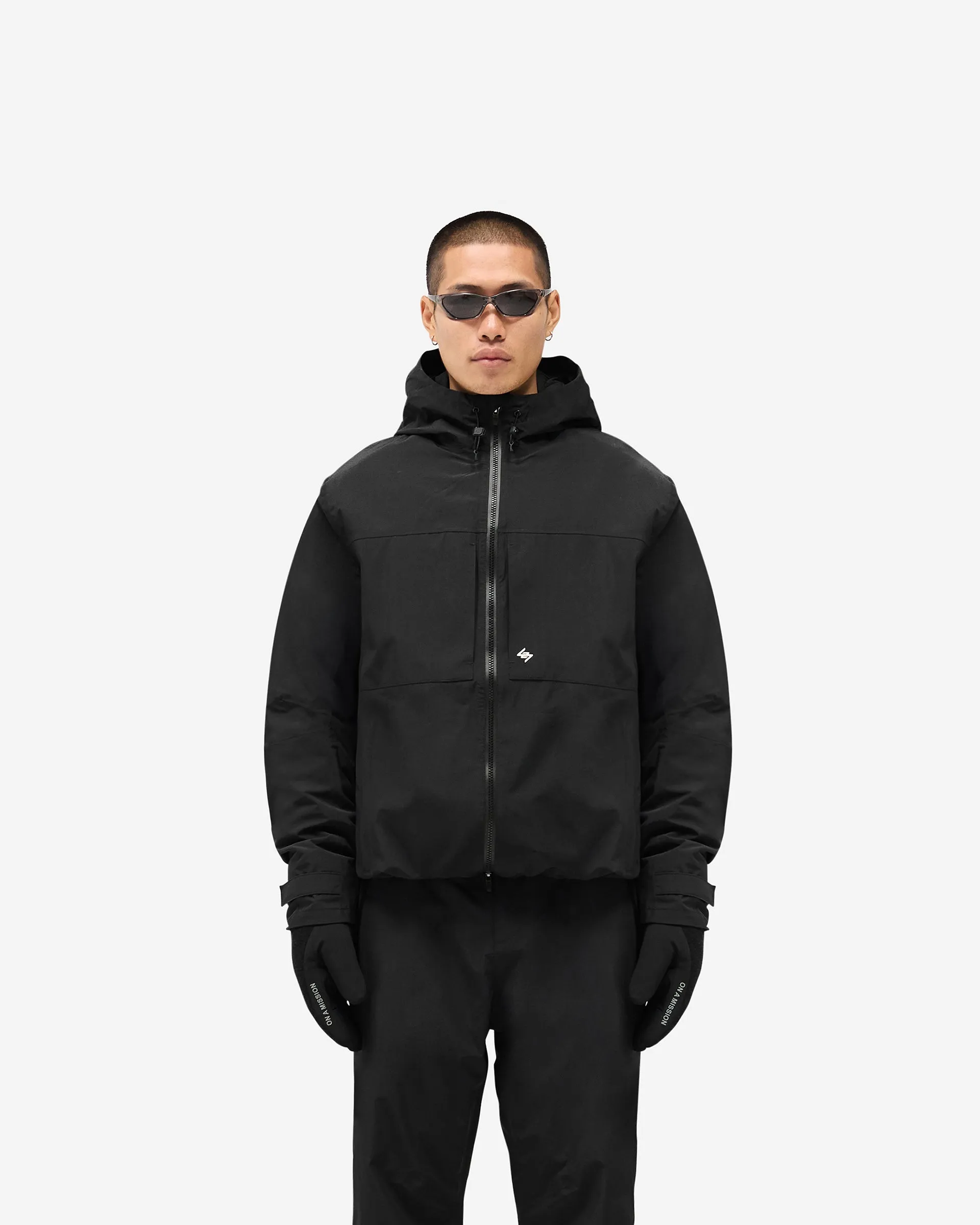 Tailored Cut Style Ski Use 247 Taped Jacket - Black