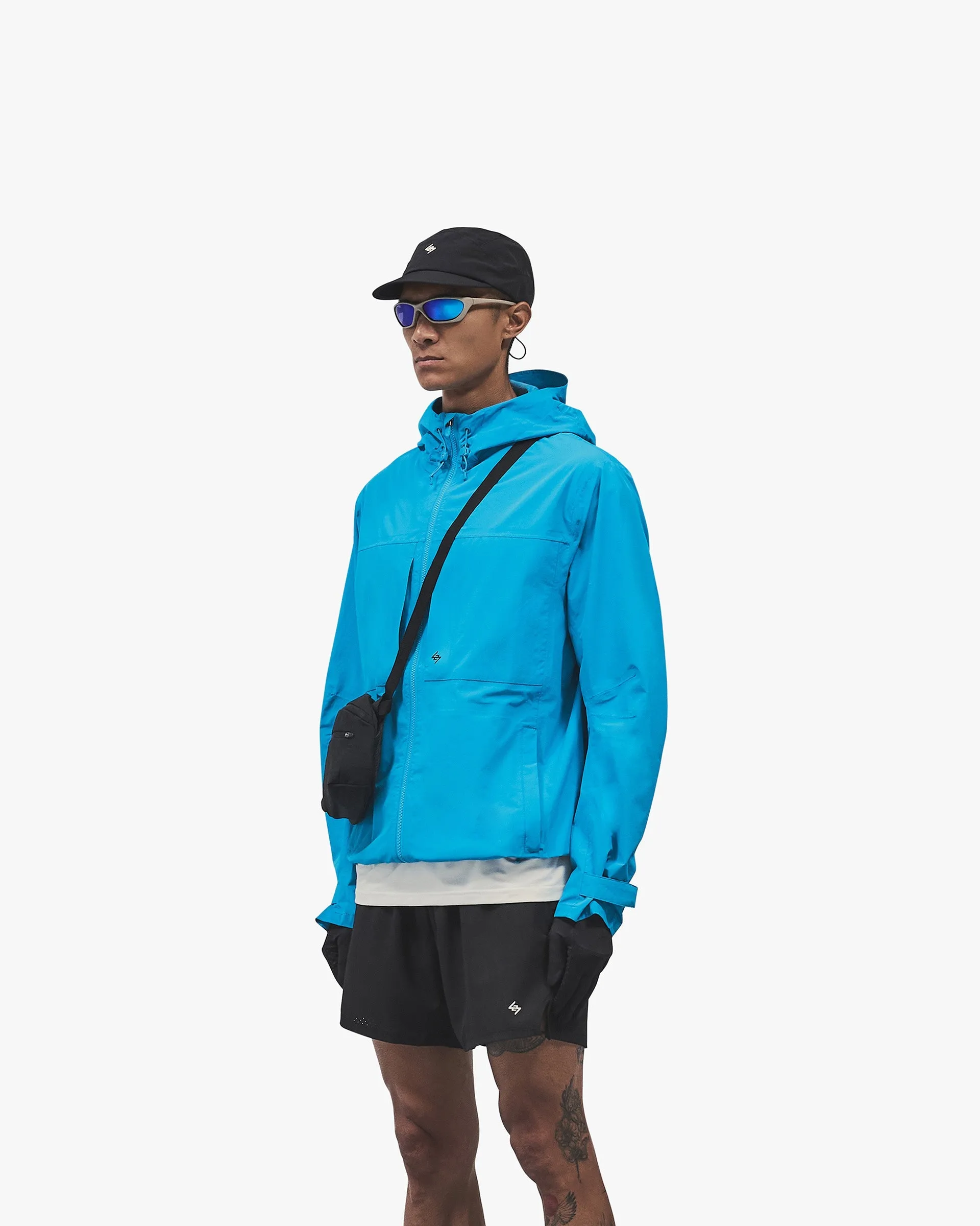247 Taped Jacket - Electric Blue Minimalist Pocket Layout