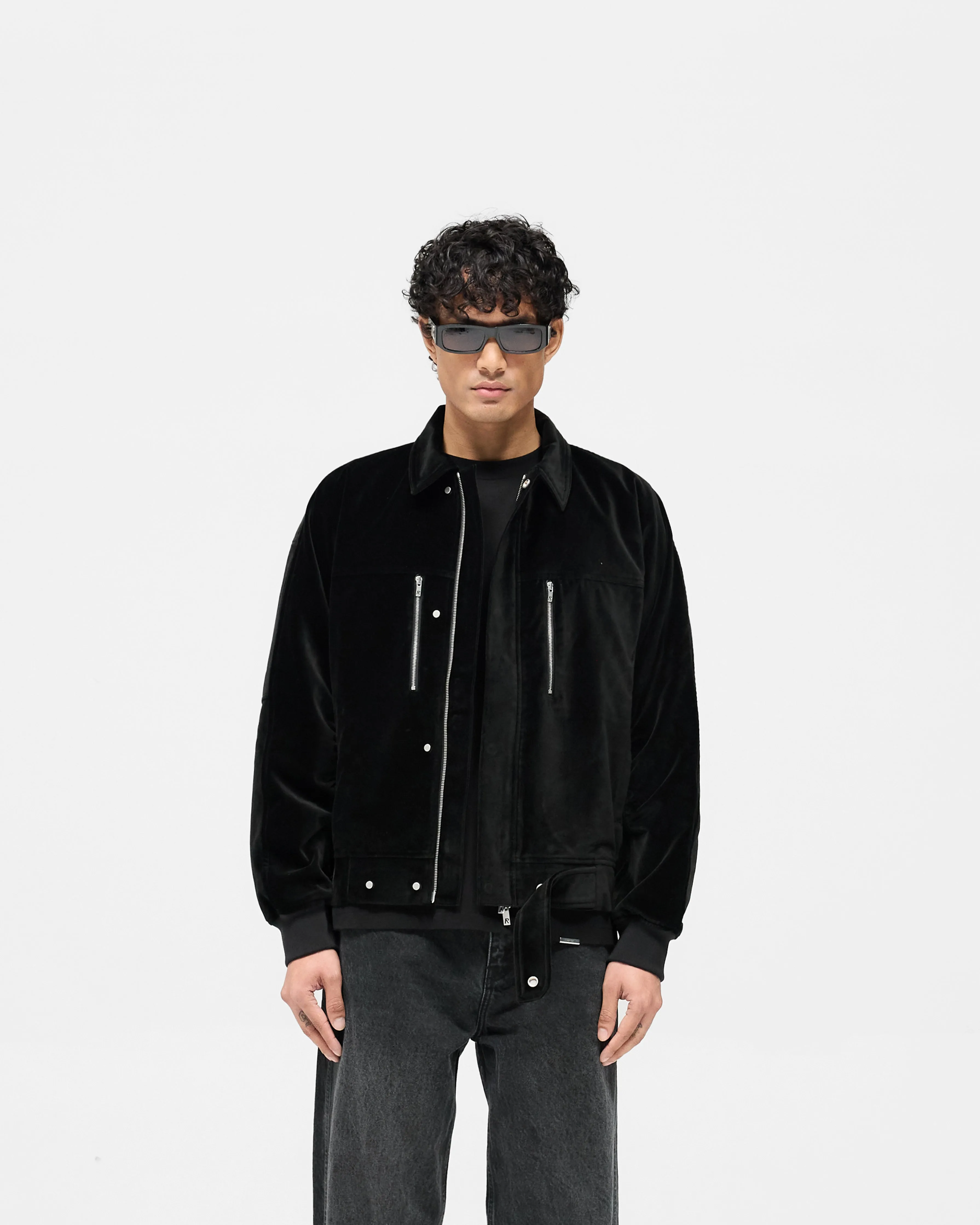 Bordeaux Brushed Jacket - Black Durable Color Retention Packable design