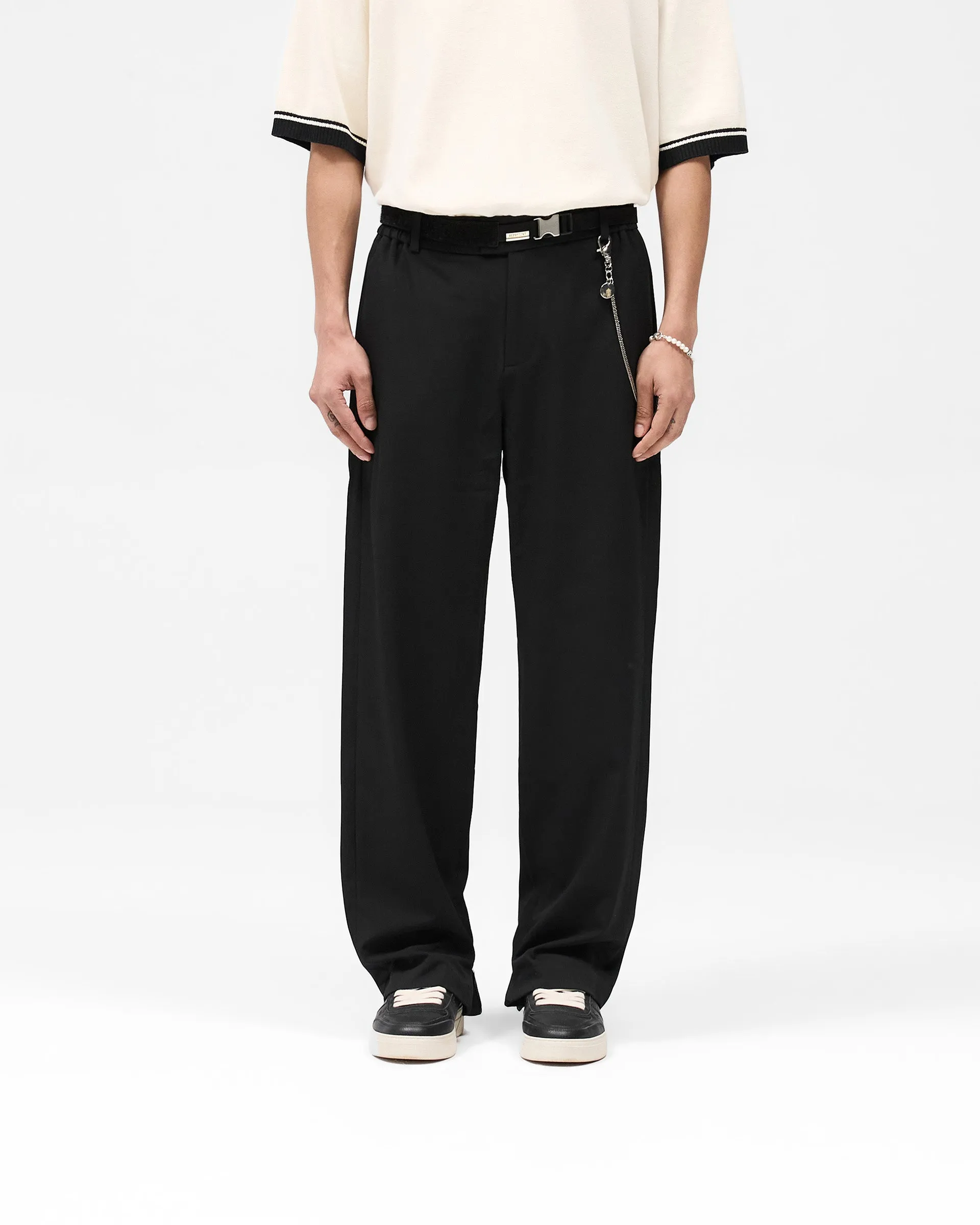 Core Pant - Jet Black Flexible Look