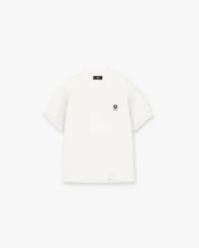 Adult sophistication Light and Fresh Represent X Belstaff Patch T-Shirt - Flat White