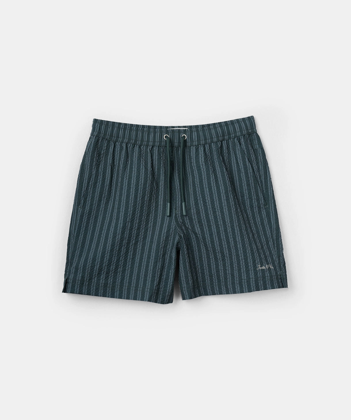 The San Vito Swim Trunk - Dk Teal/Arctic Camouflage Style