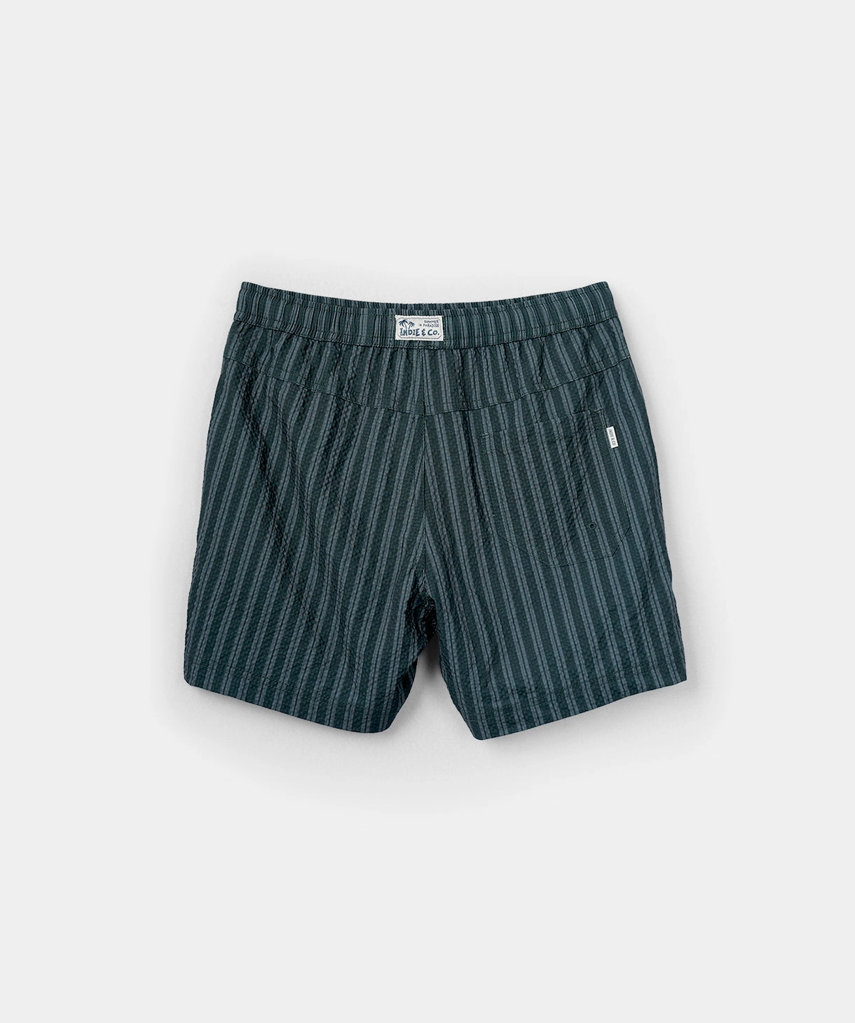 The San Vito Swim Trunk - Dk Teal/Arctic Wide Range Motion Temperature Regulating Tech