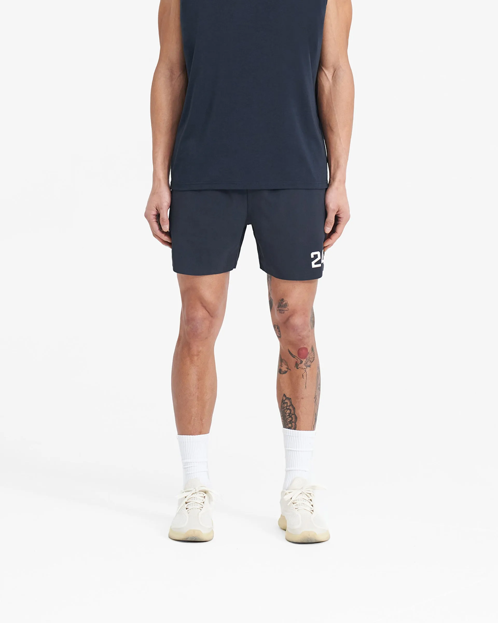 Sleek Stretch 247 Fused Shorts - Navy