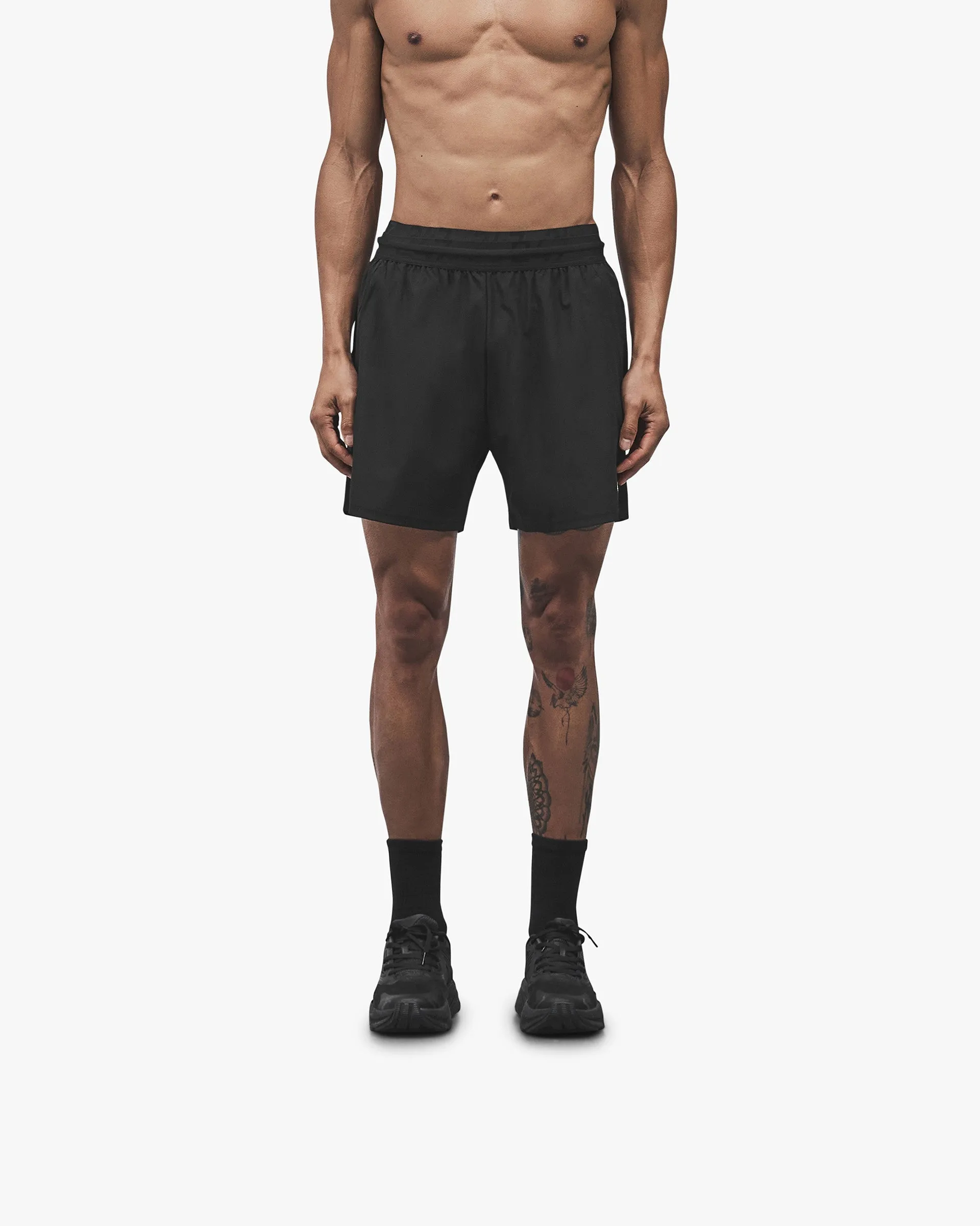 snap closure Trend Essential 247 Trek Shorts - Black
