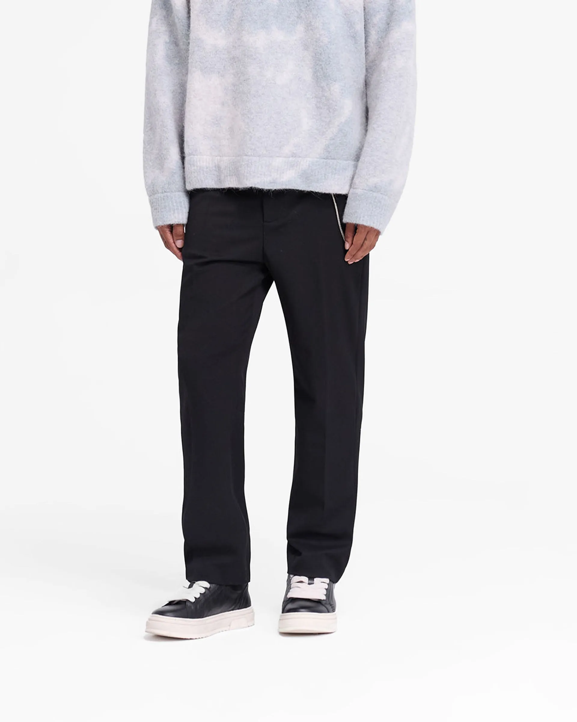 Smoking Pant - Black Wrinklefree Soft and Stretchy