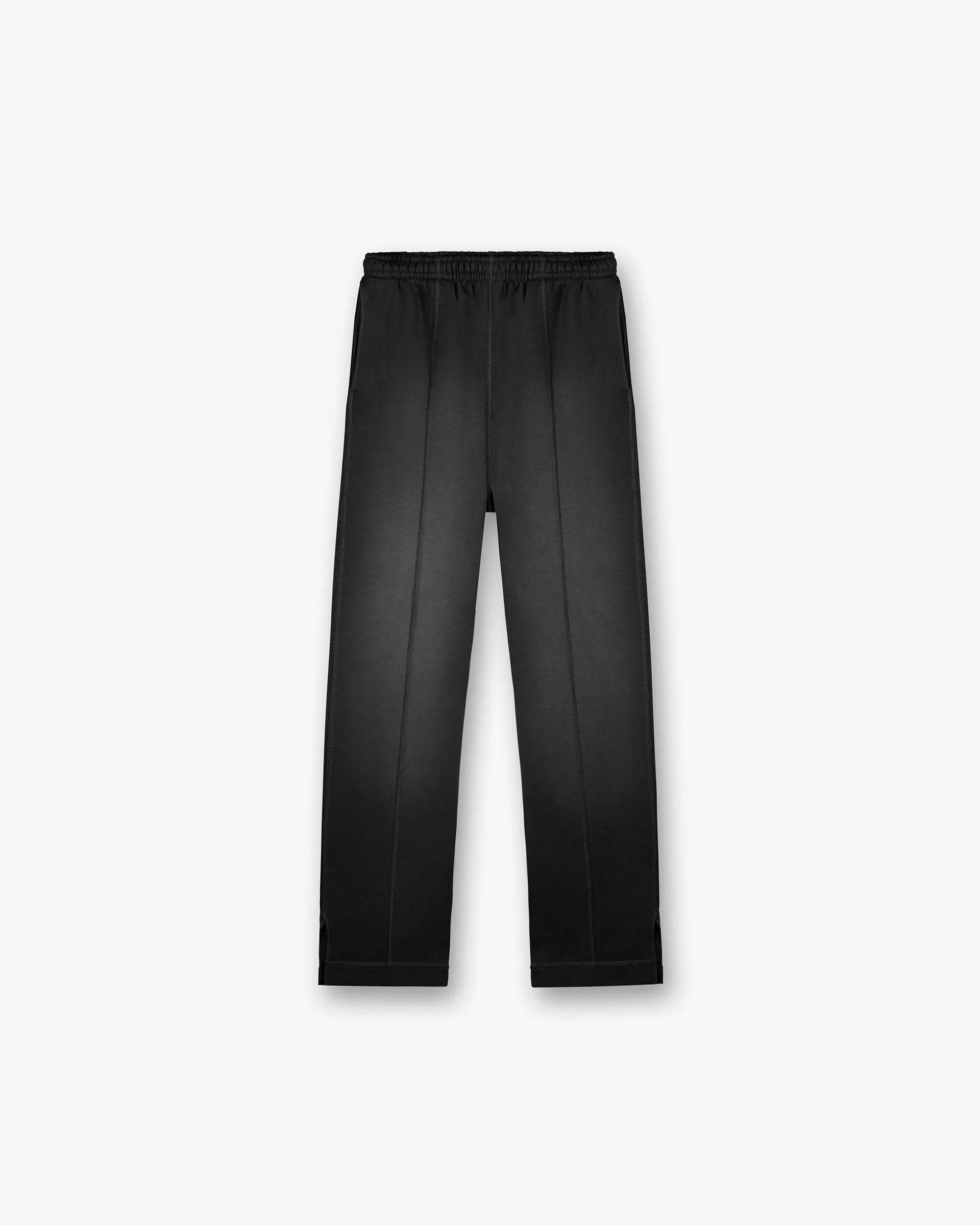 Stepped Hem Sweatpants - Stained Black Soft Waistband