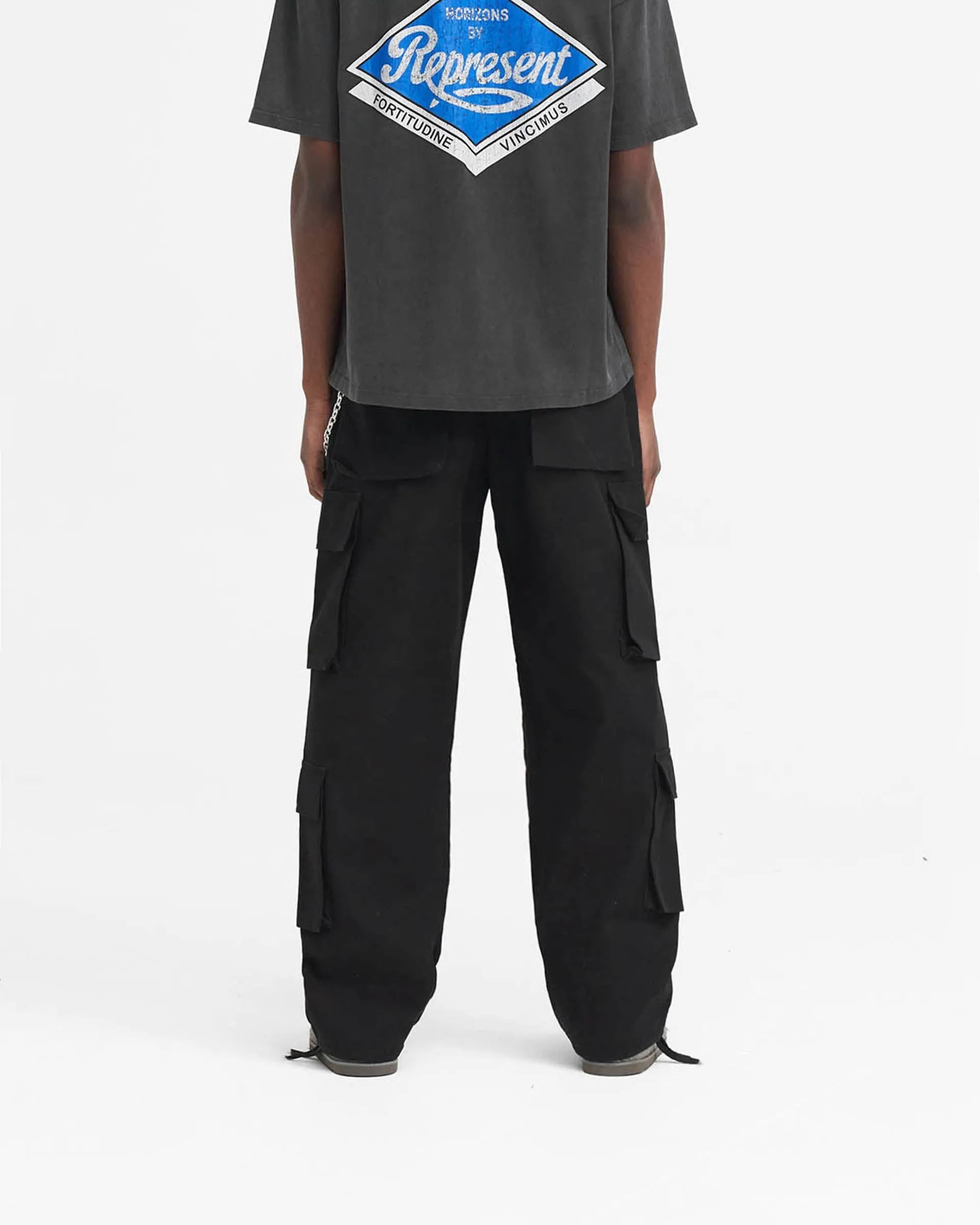 Baggy Cargo Pant - Black Utility Pockets