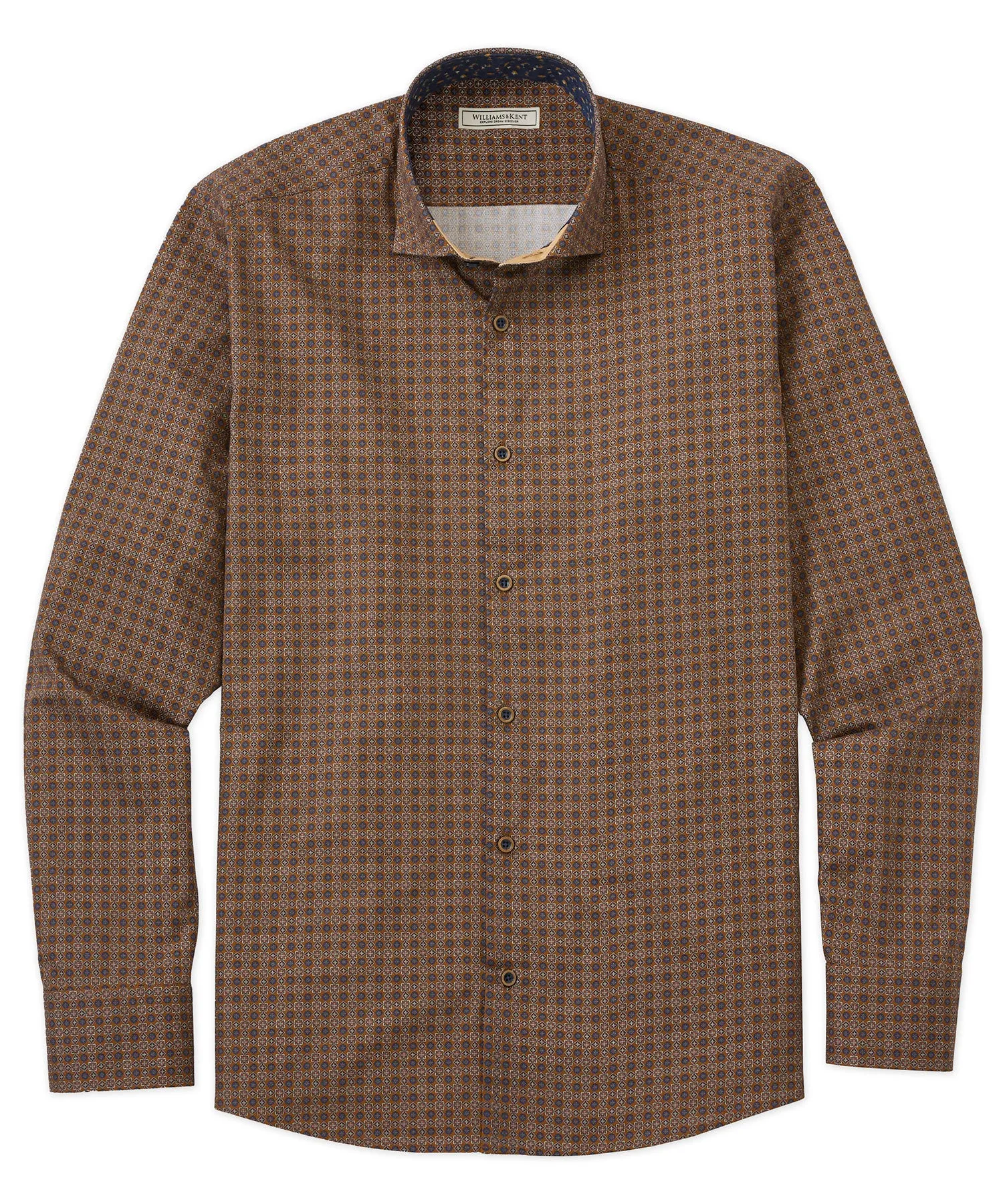 Foulard Print Long Sleeve Sport Shirt Camouflage Style