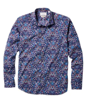Brushed Cotton Winter Paisley Sport Shirt Non Iron Material