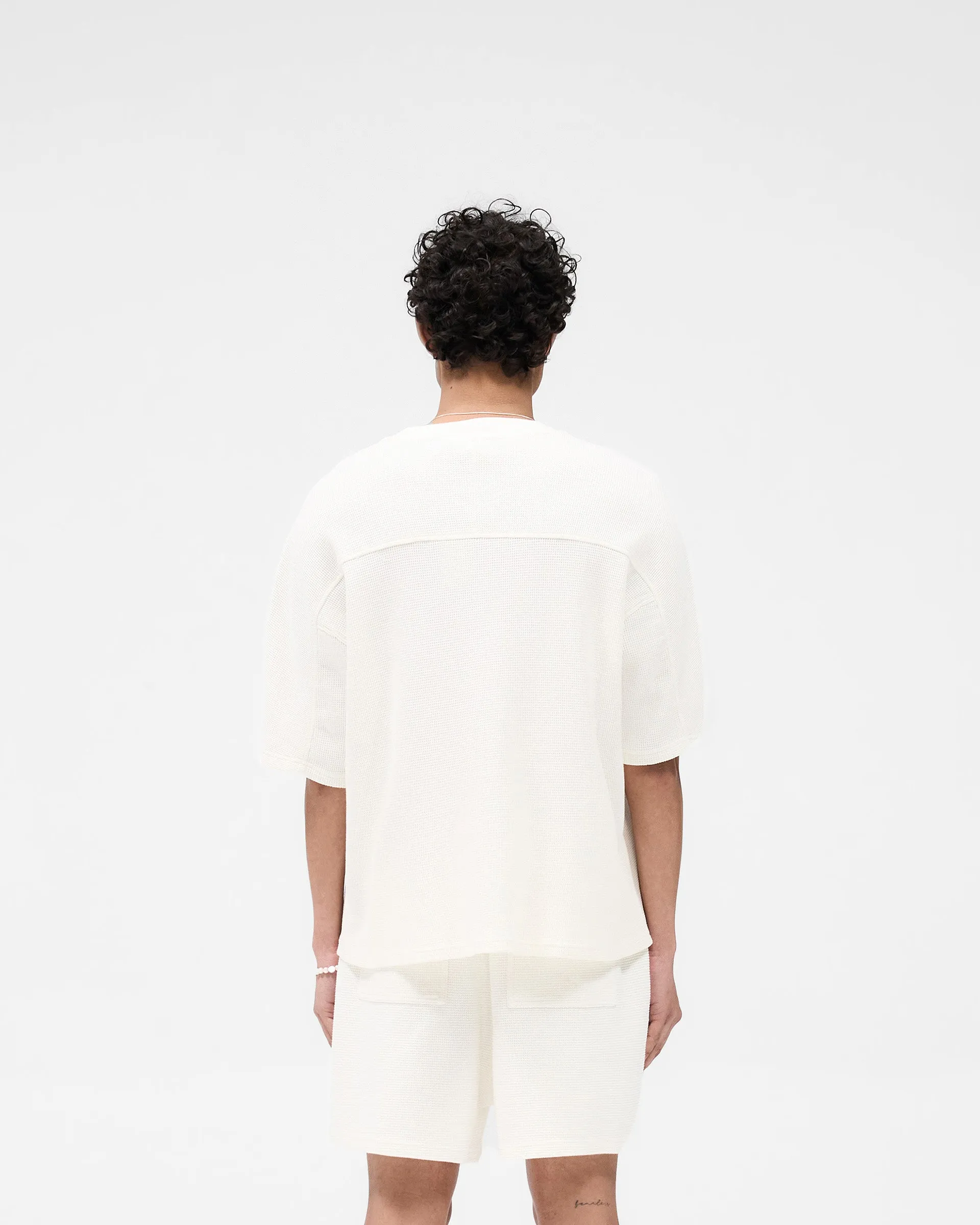 AntiStatic Properties Waffle T-Shirt - Flat White