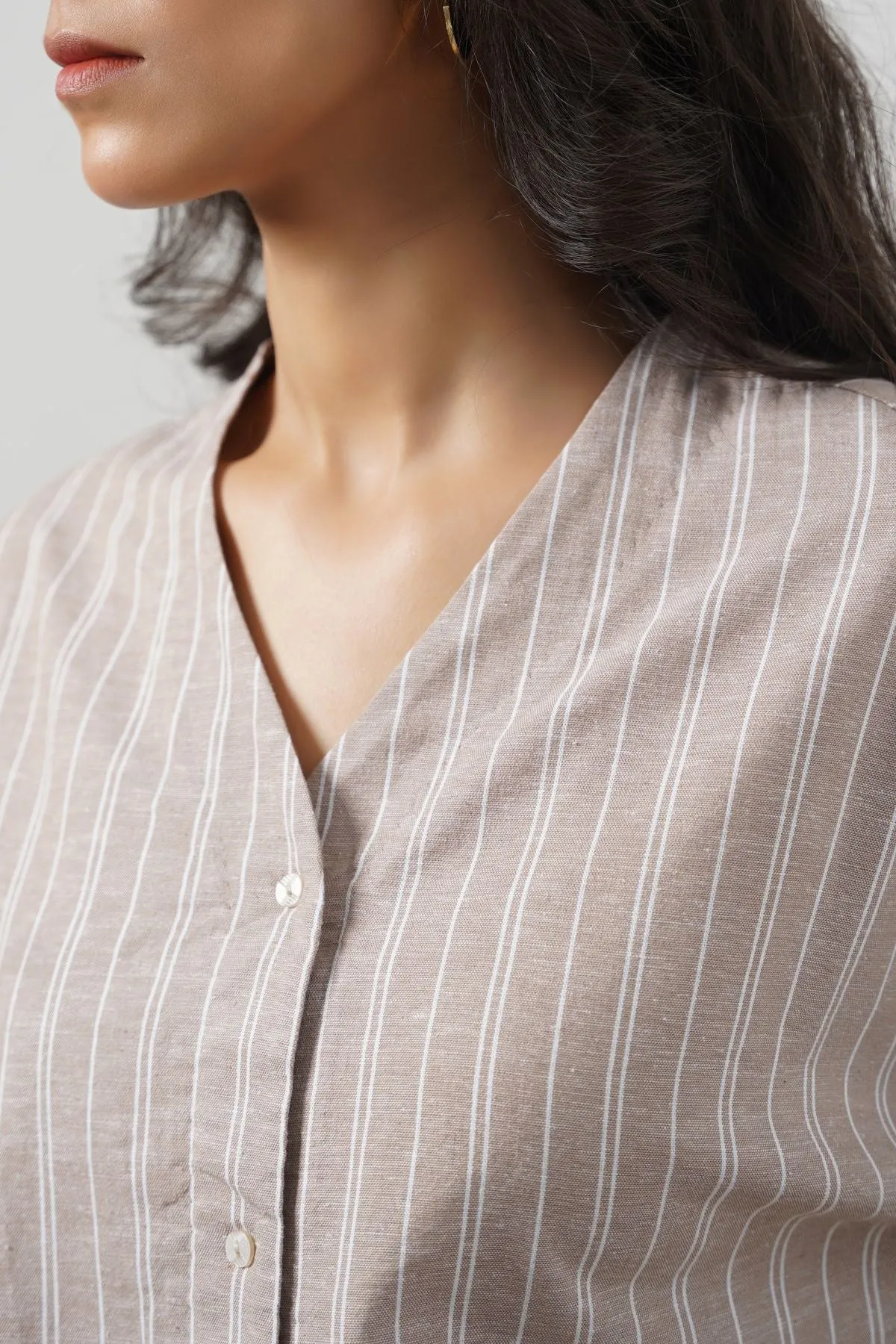 Casual Option LINEN BATWING SHIRT