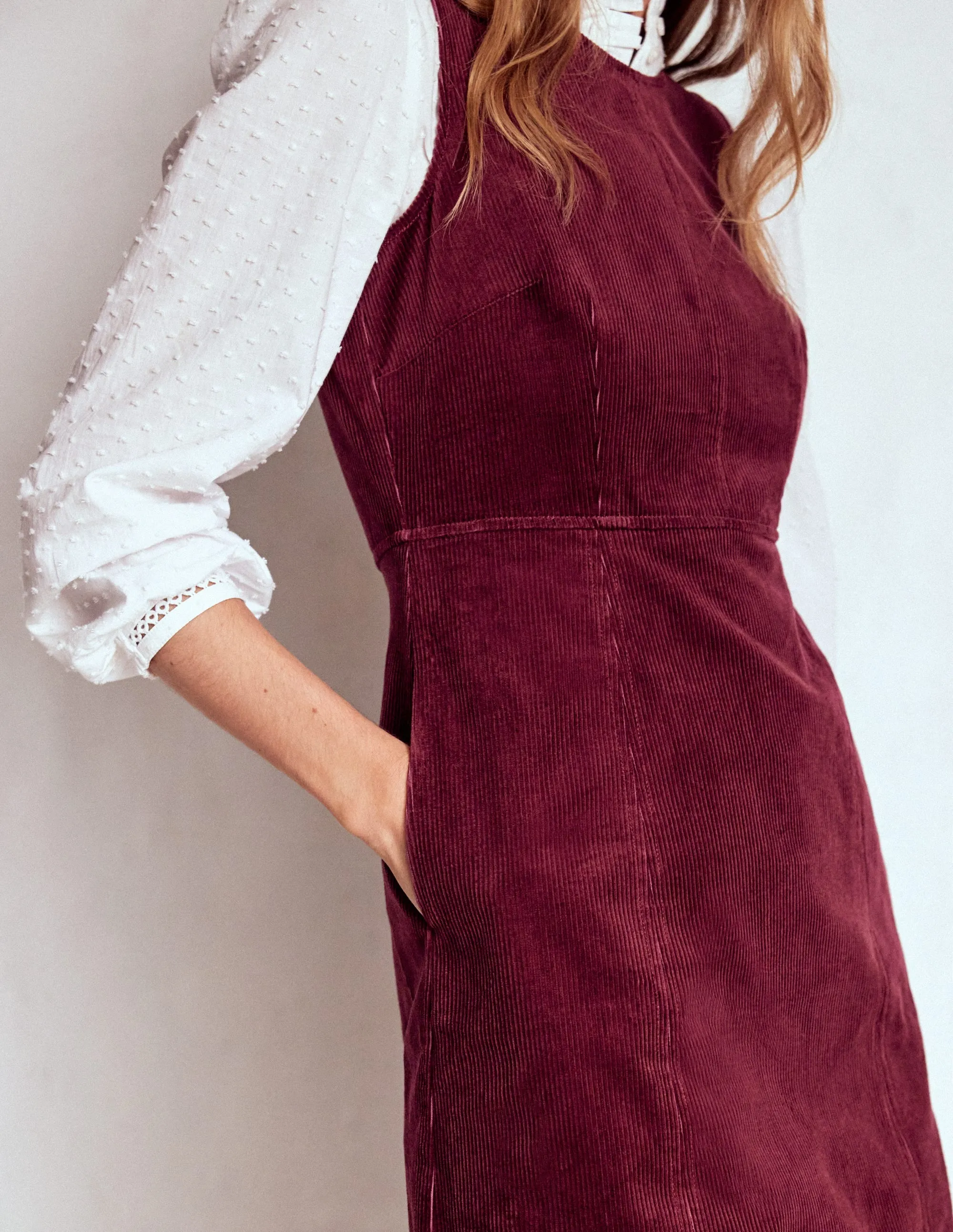 Annie Cord Shift Dress-Deep Wisteria Sporty Look