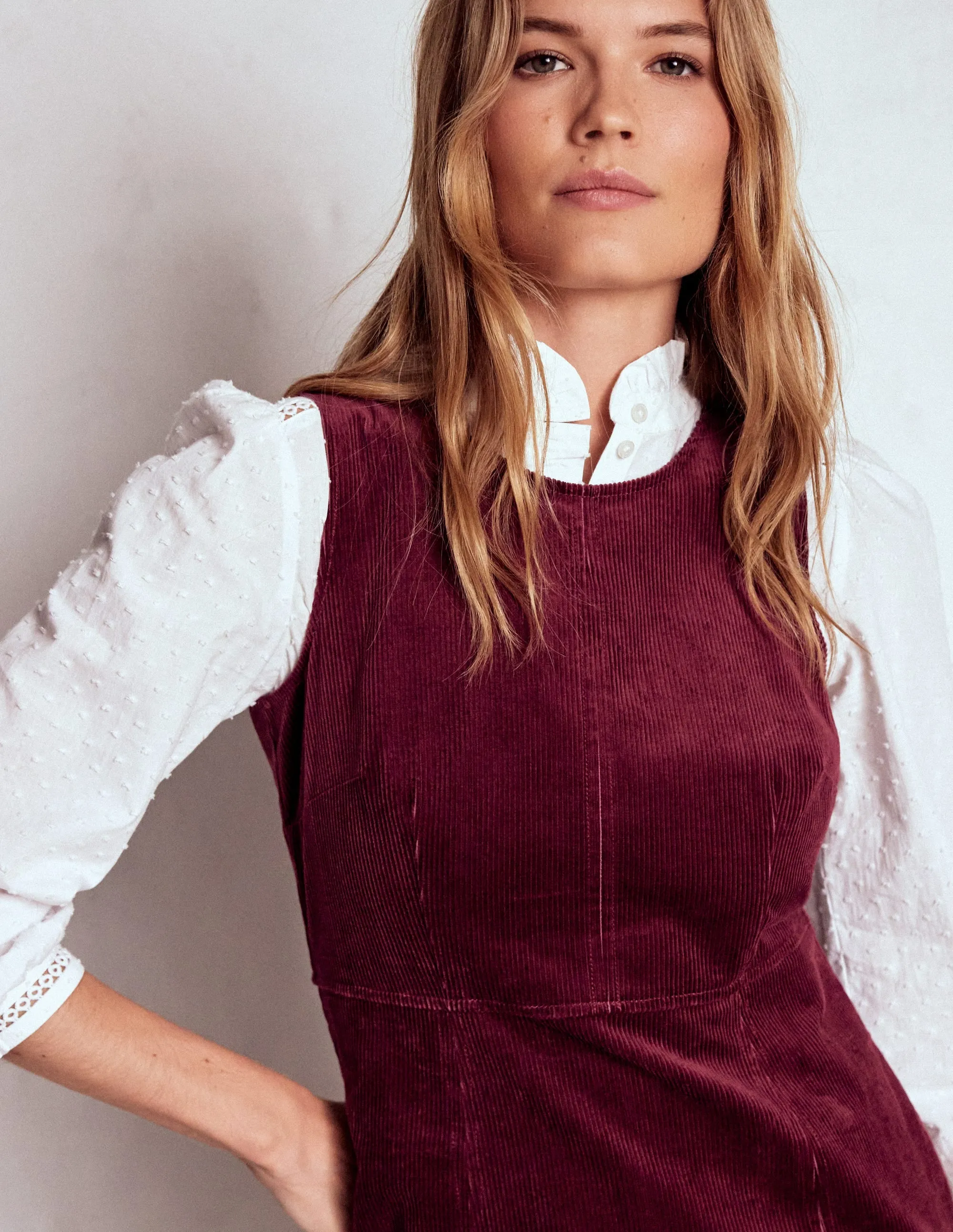 Annie Cord Shift Dress-Deep Wisteria ConvertibleNeckline