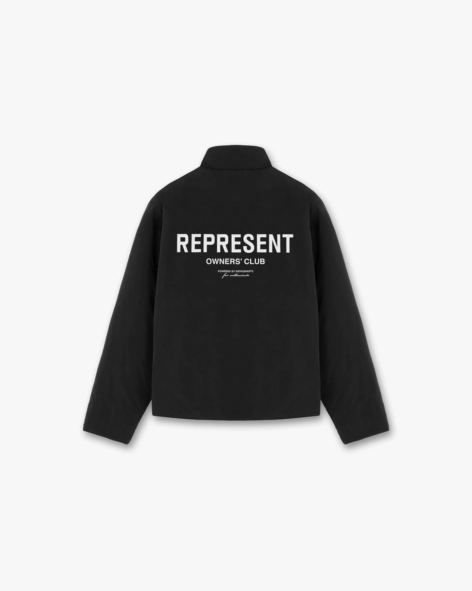 Represent Owners Club Wadded Jacket - Black LightPadding Ultra Light Packable