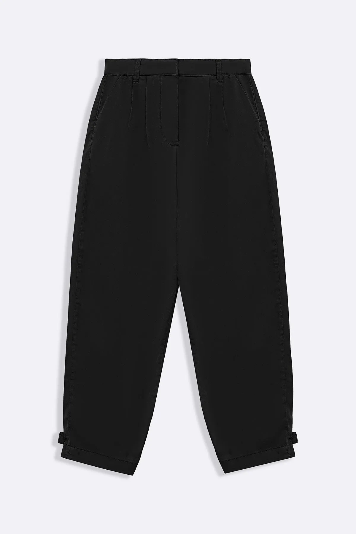 UV protection coating HIGH WAISTED MOM PANTS