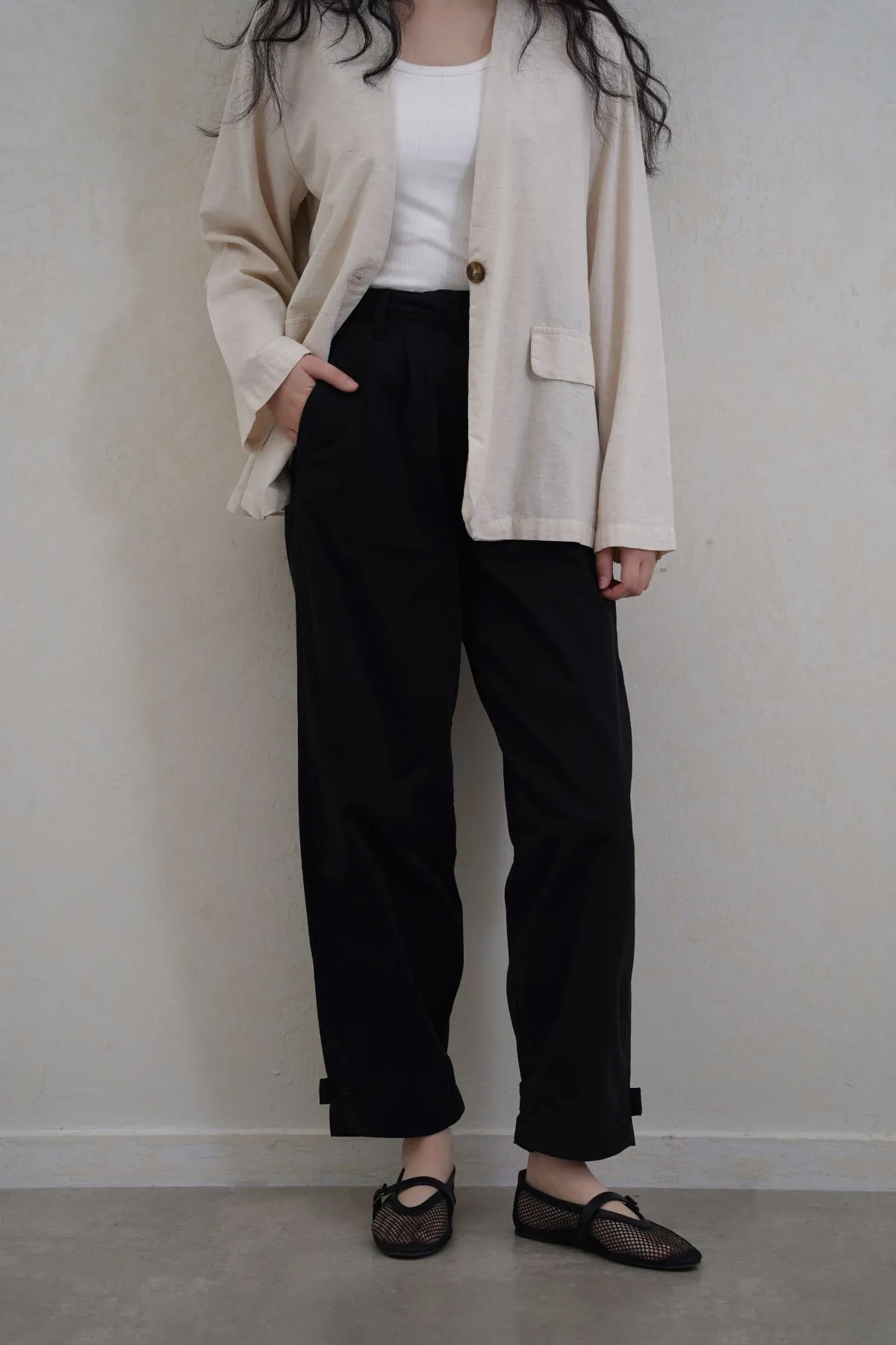 Simple Comfort HIGH WAISTED MOM PANTS