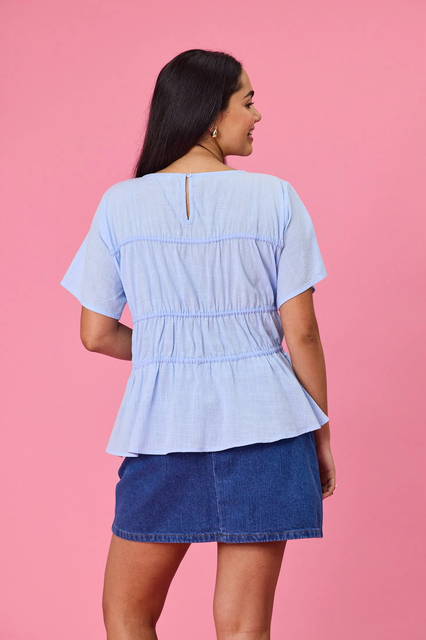 Quick-Dry Ayva Lola Top Light Blue