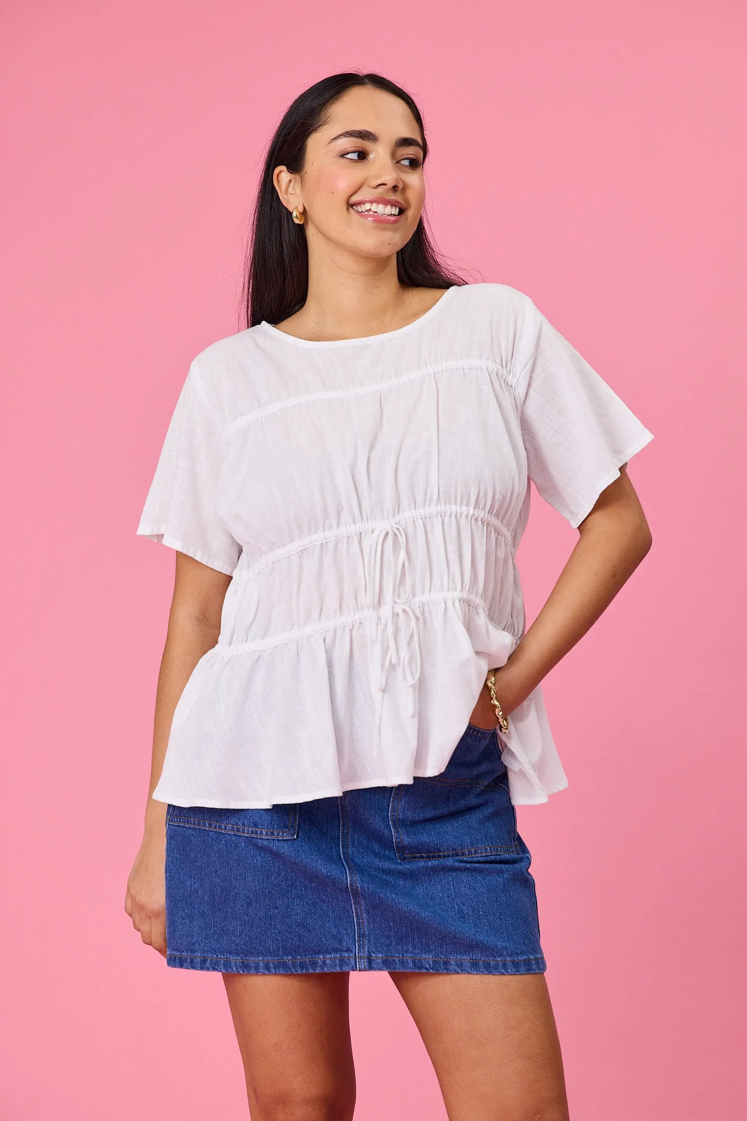 QuickRelease Ayva Lola Top White