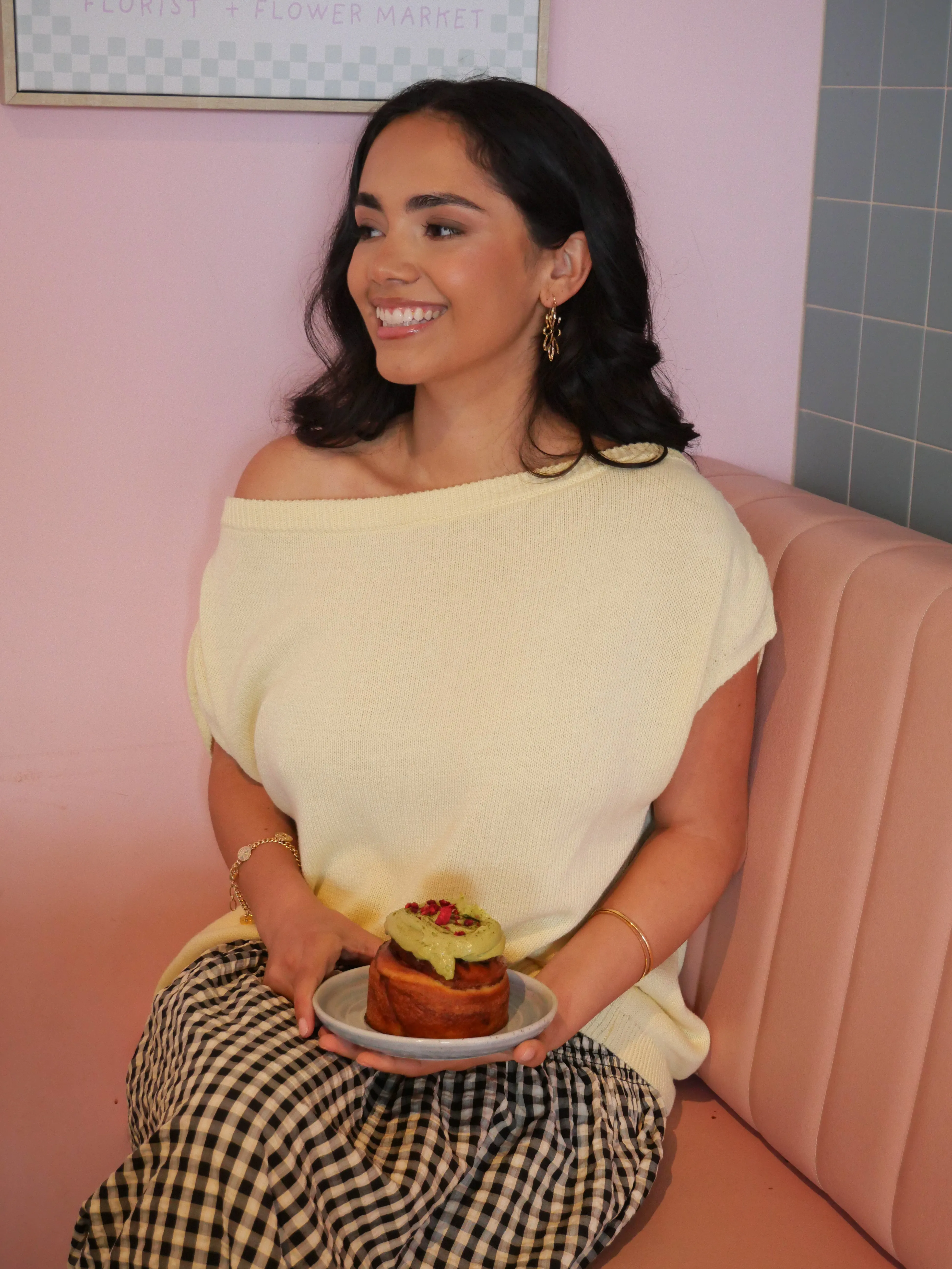 Ayva Remi Asym Knit Top Butter Yellow BondedHemline SecurePockets