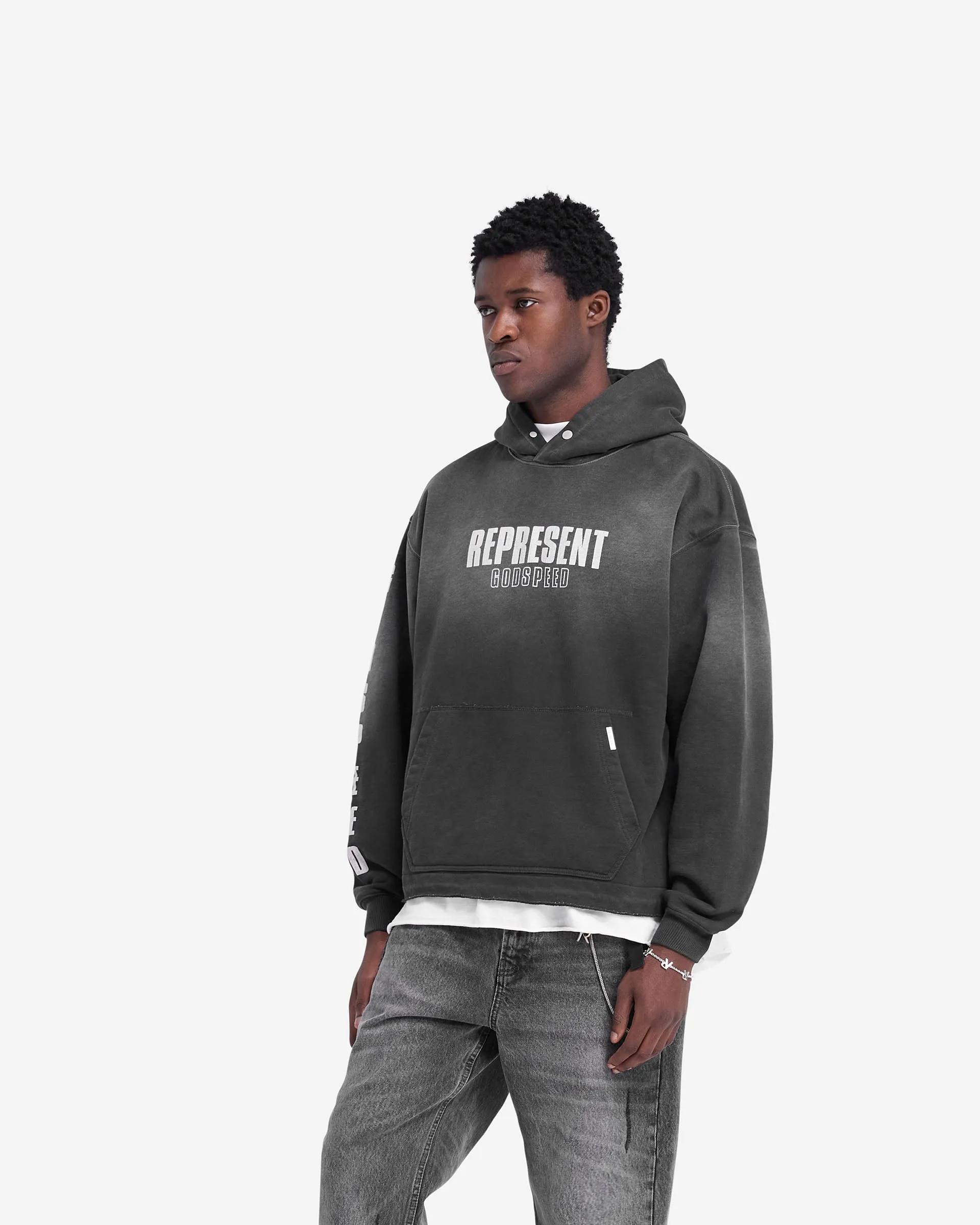 product animal print wildness Godspeed Hoodie - Aged Black