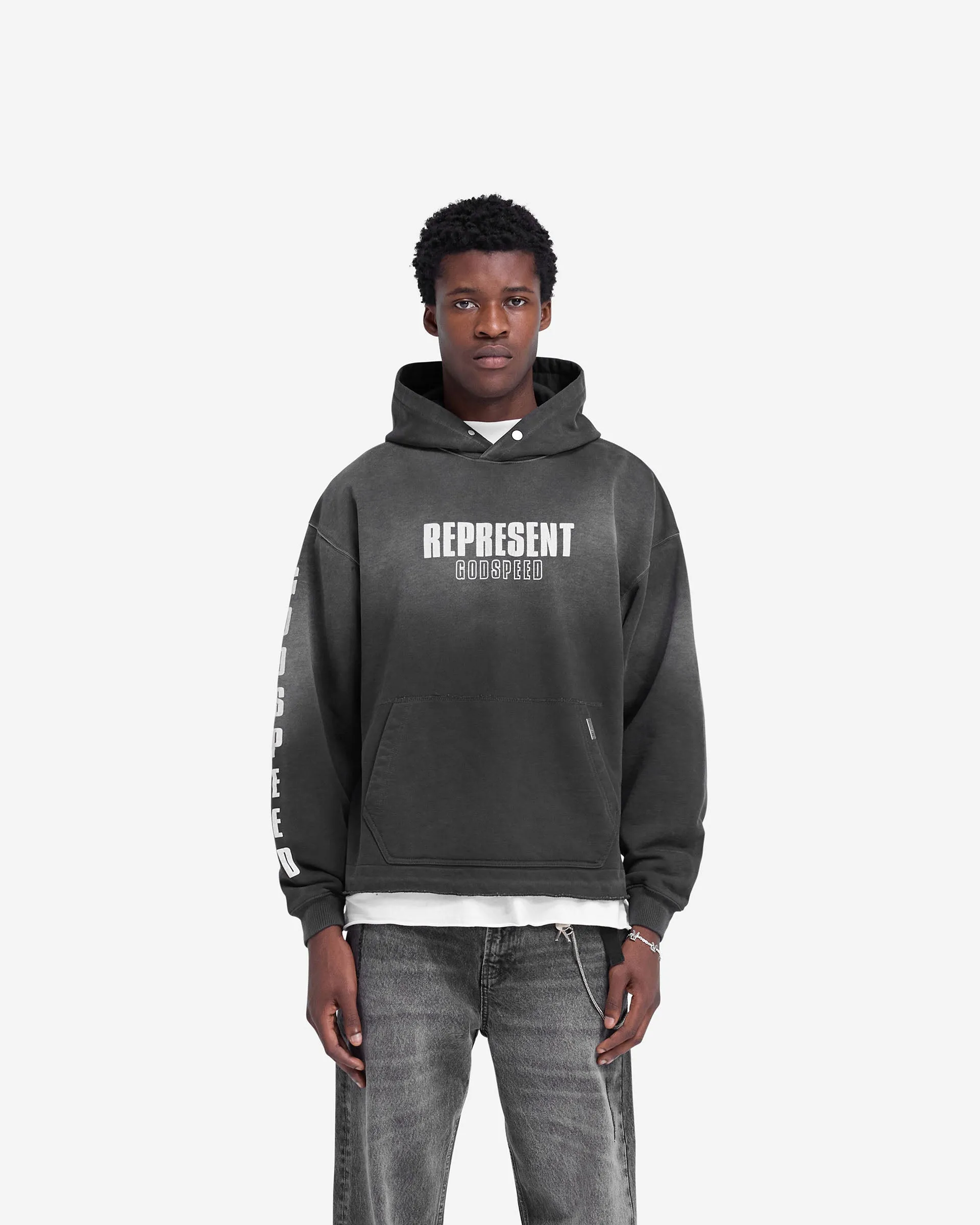 Godspeed Hoodie - Aged Black Seasonal Fashion Cozy Mood