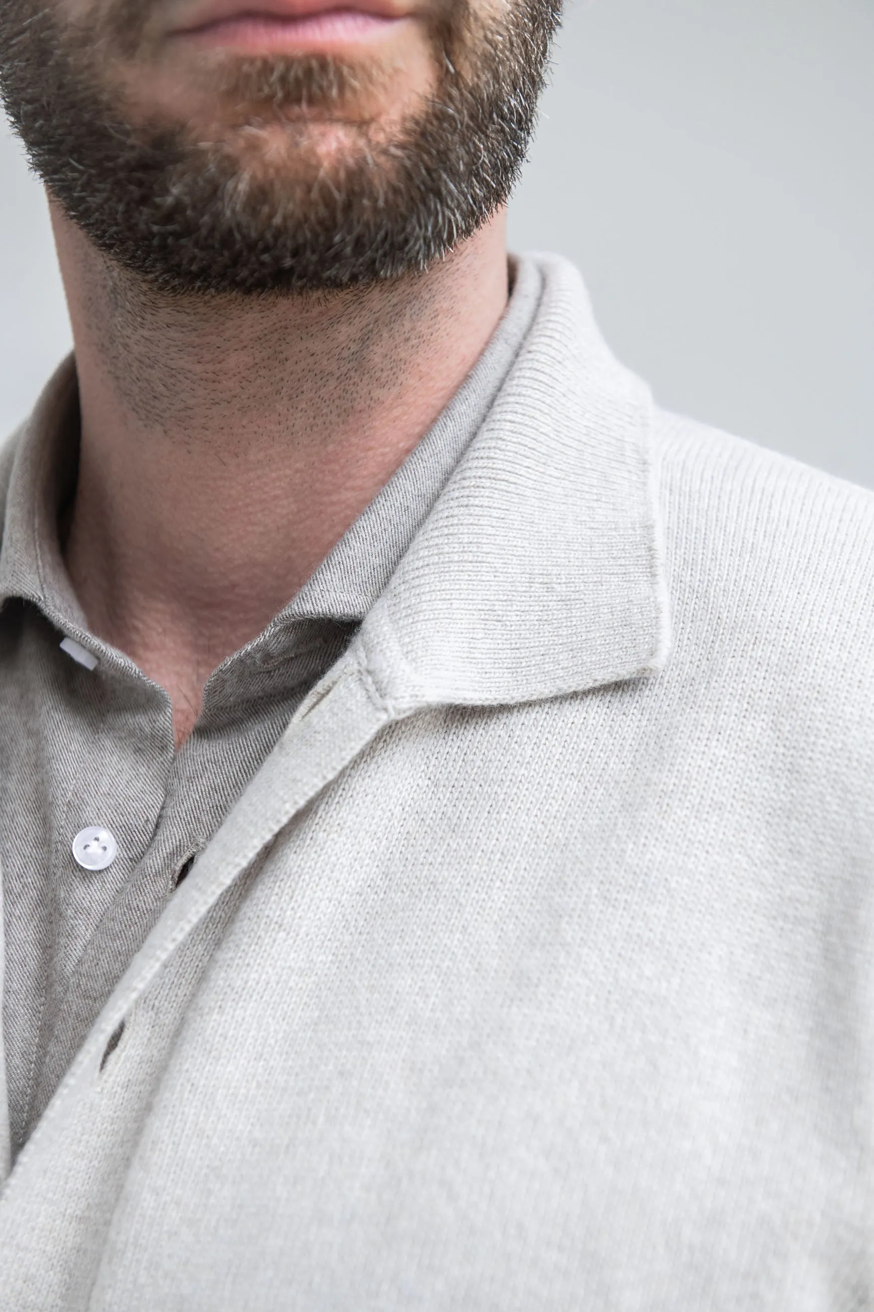 Easy Wear Fashionable Look Beige Cardigan ?C Made in Italy