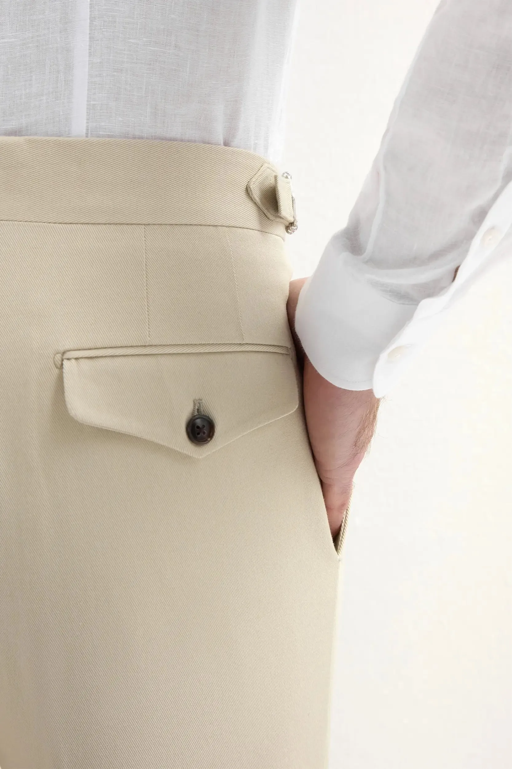 Beige cotton shorts - Made in Italy Gentle Glow