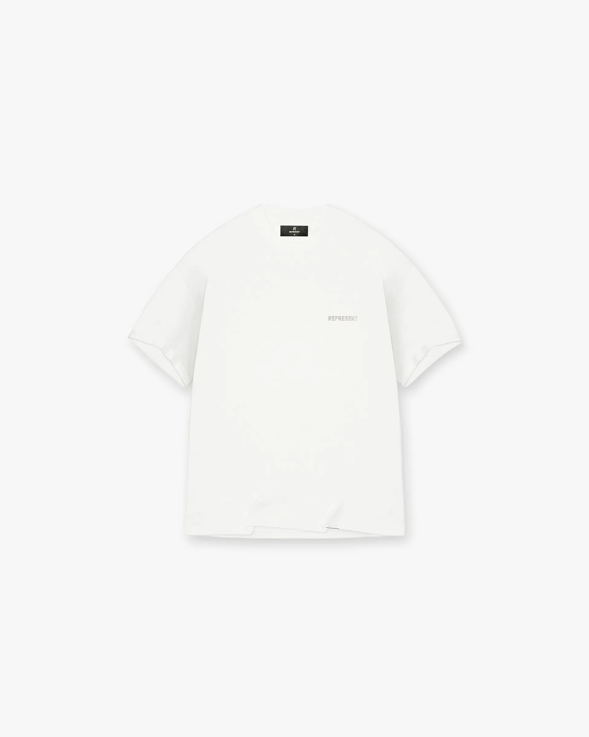 Block Logo T-Shirt - Flat White Multi Purpose Wear Comfy Vibes