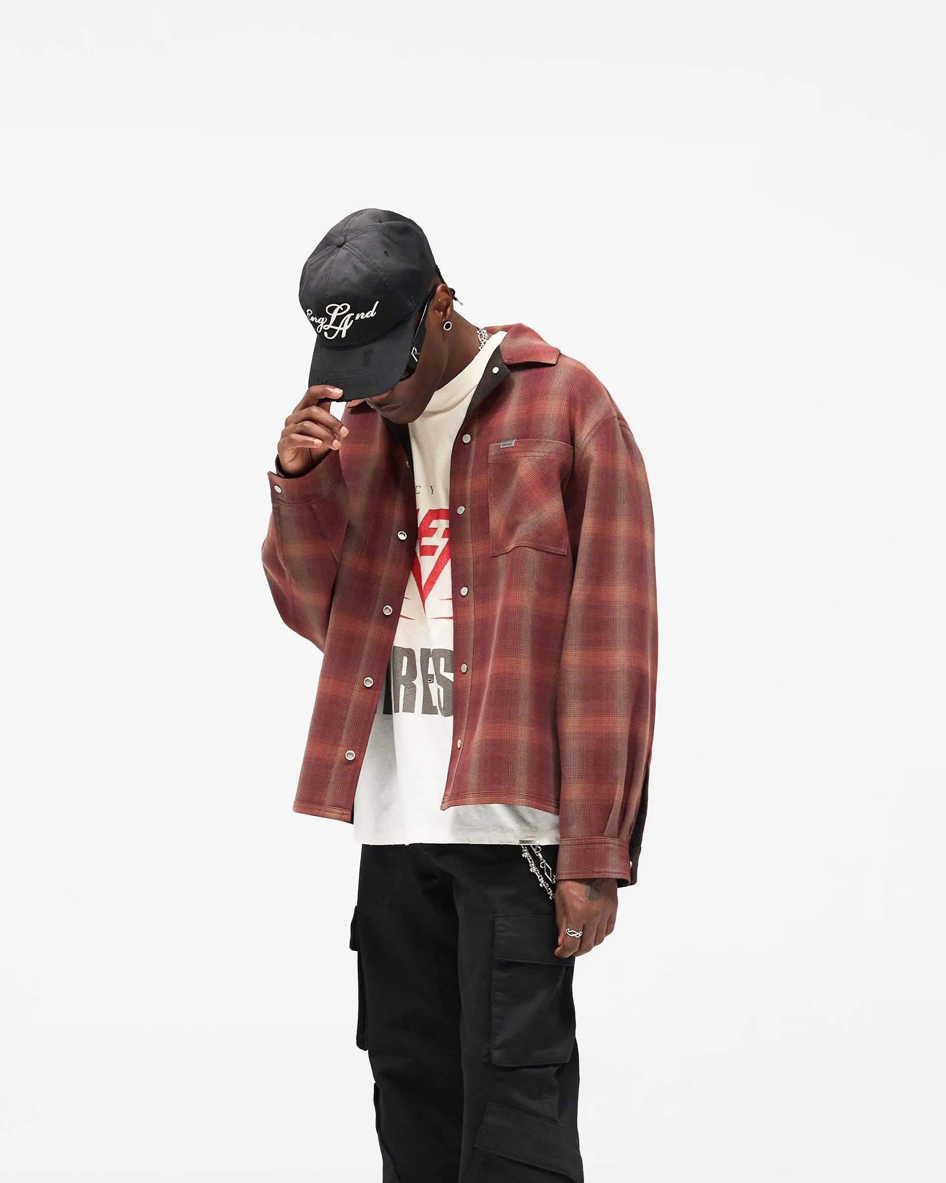 Bonded Reversible Check Shirt - Nero Sports Ready