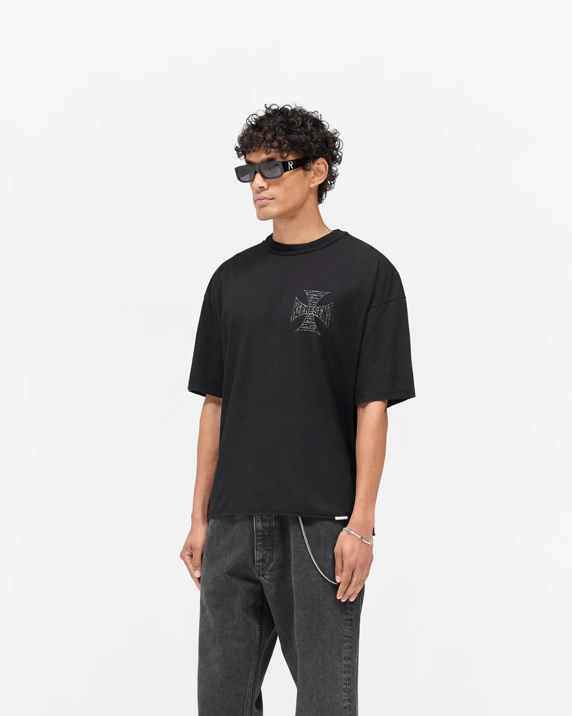 MH T-Shirt - Jet Black Wrinkle Resistant Material