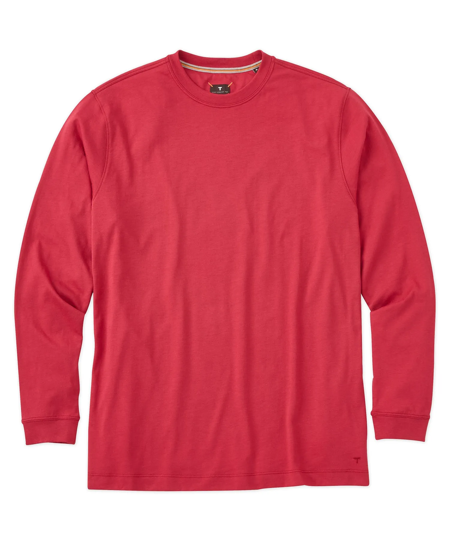 Non Restrictive Armhole Left Coast Tee Ultimate Pima Cotton Long Sleeve T-Shirt