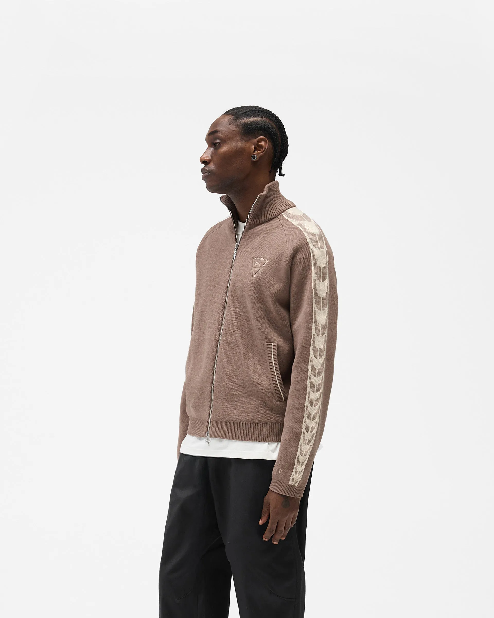 NonIrritatingSeams Represent X Puma T7 Knit Jacket - Pine Bark