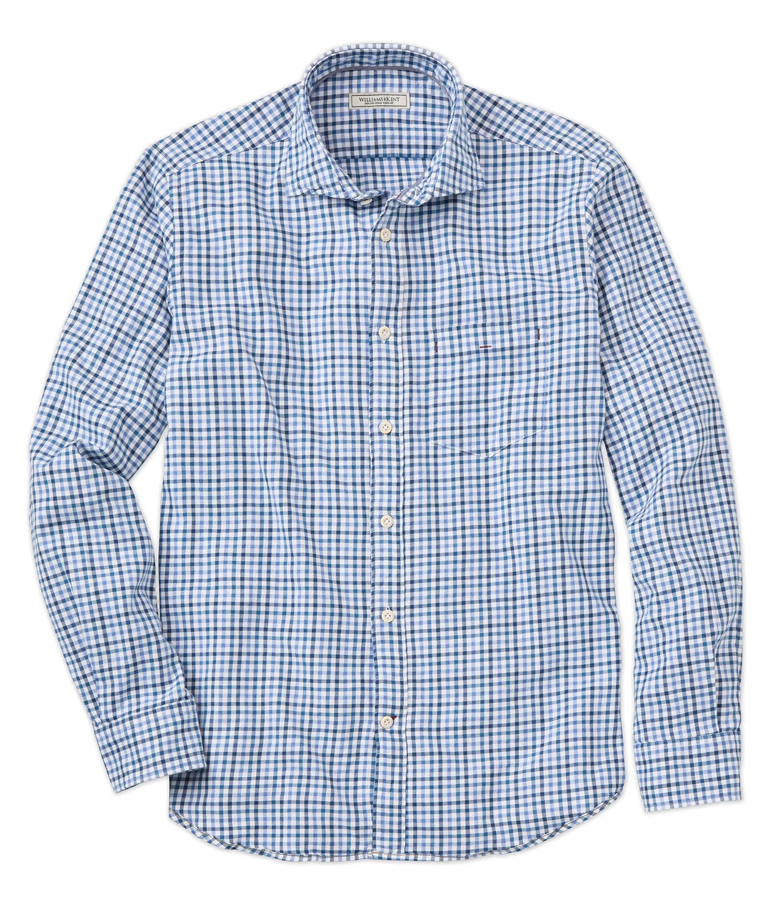 Timeless Piece Fall Fashion Gingham Check Long Sleeve Sport Shirt