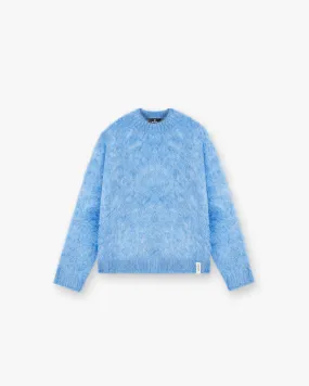 Cable Knit Sweater - Electric Blue Layering Essential
