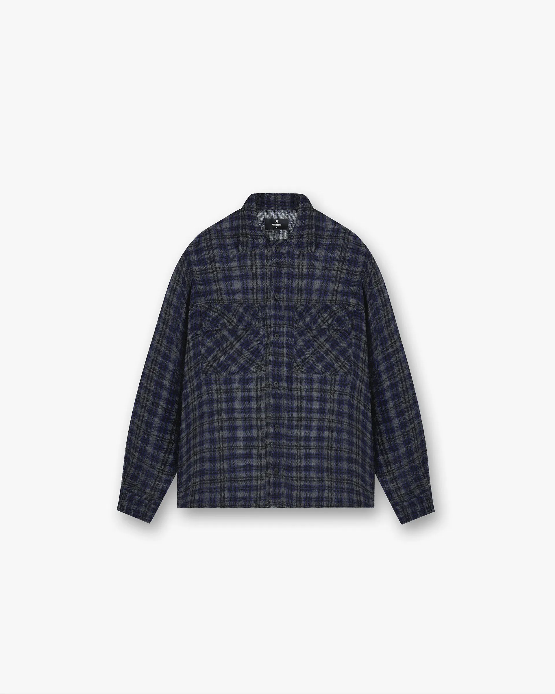 Check Flannel Shirt - Blue Check Trendy Daywear Holiday Outfit