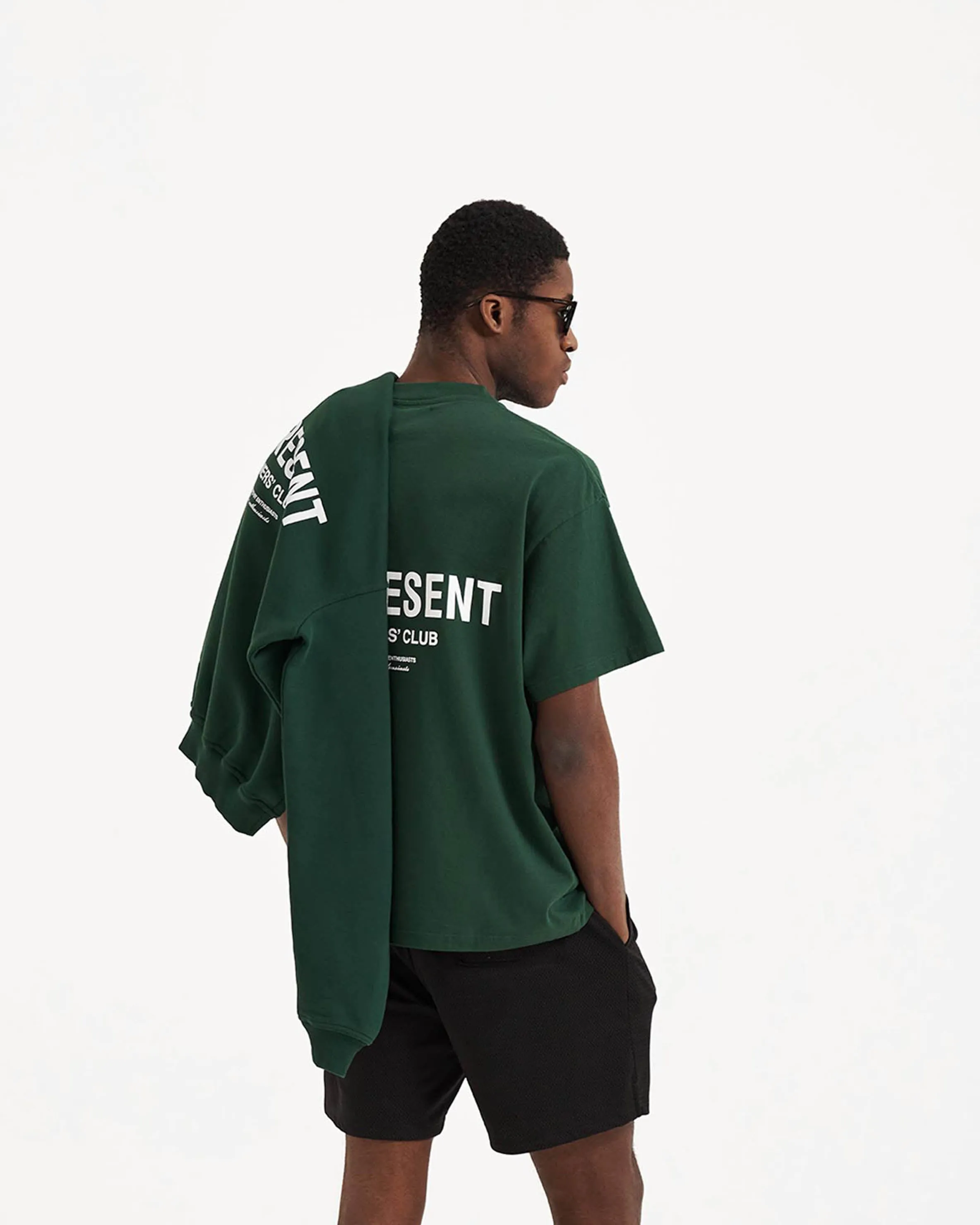 Represent Owners Club T-Shirt - Racing Green Active Essentials High Density Fabric