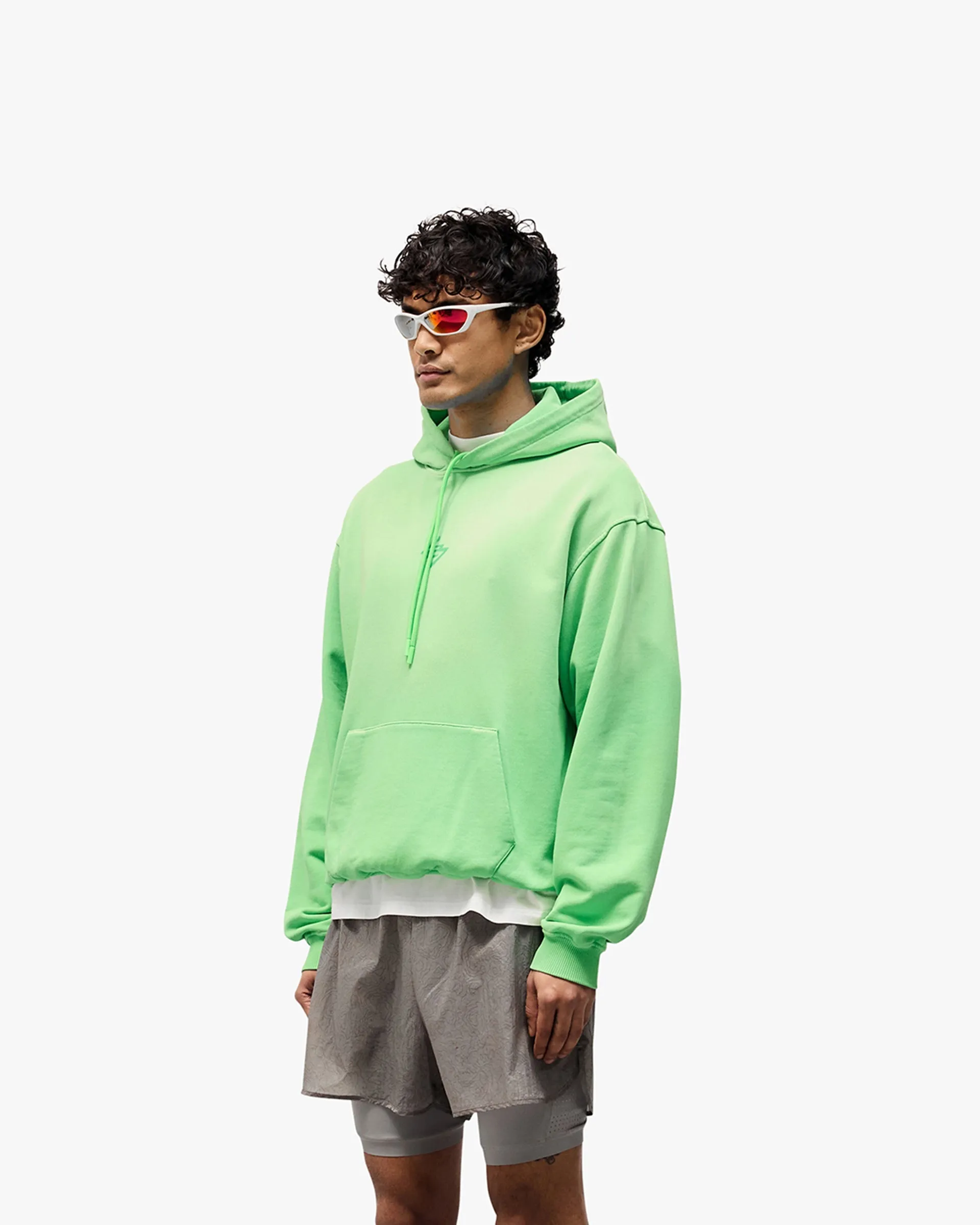 247 Motion Oversized Hoodie  - Speed Green Custom made