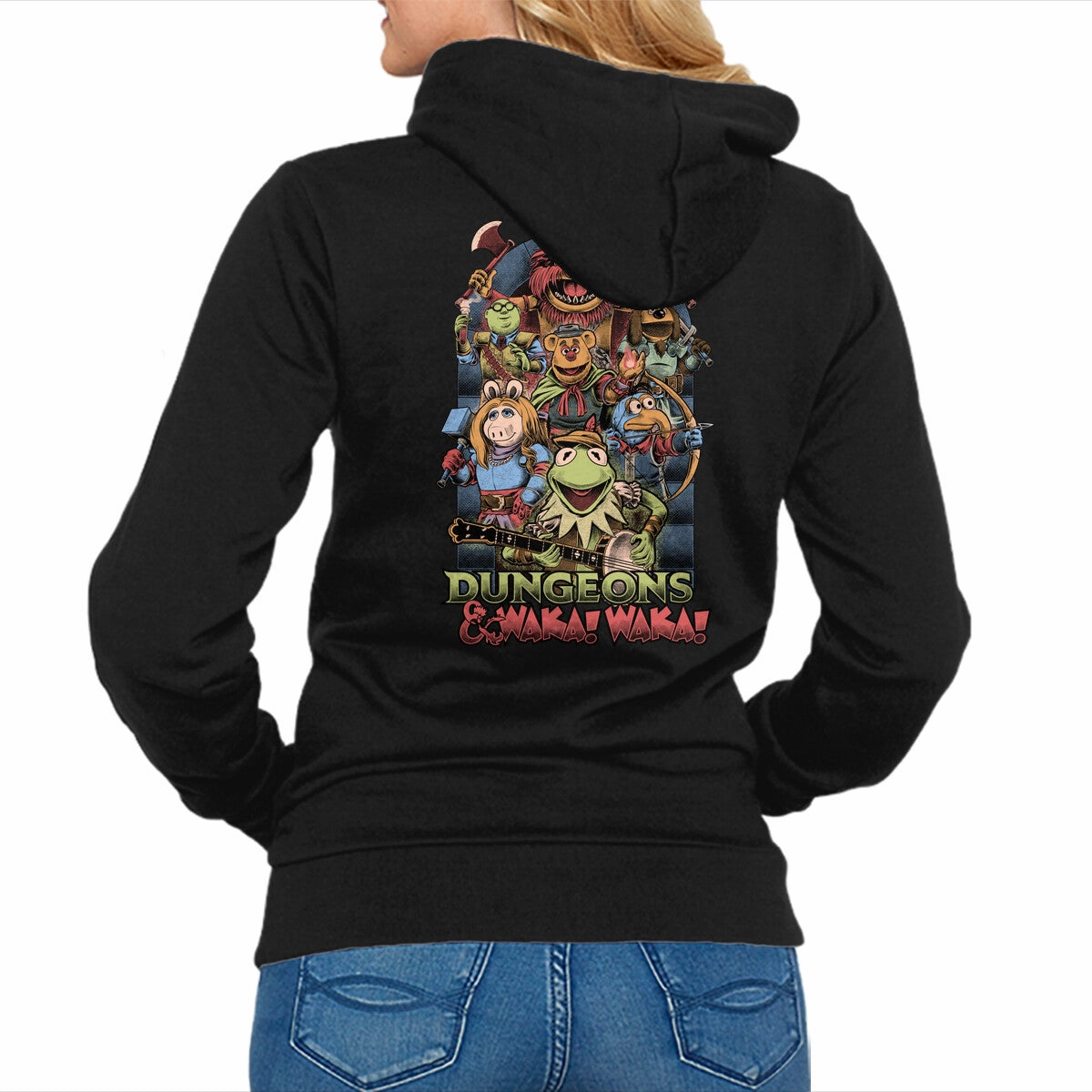 Dungeons And Waka Waka Yoga wear Comfy Hoodie