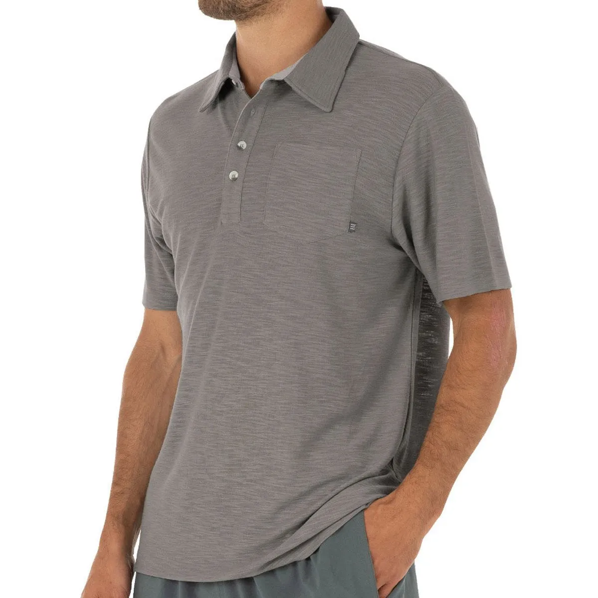 Preppy Vibe Sleek Style Men's Bamboo Slub Polo